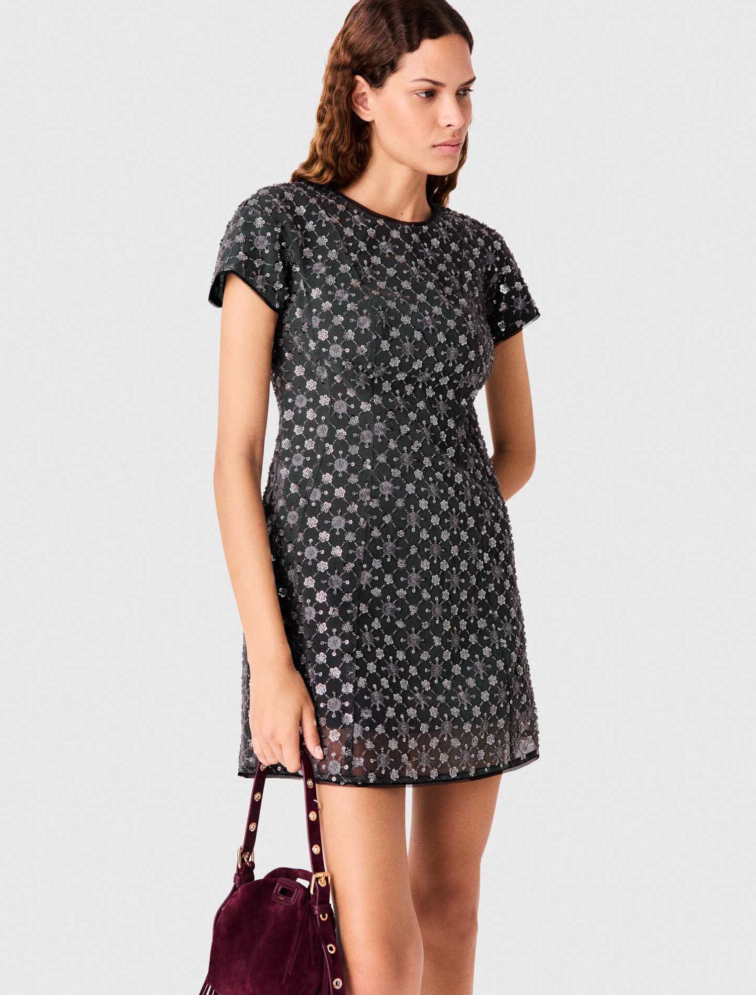 Short rhinestone dress