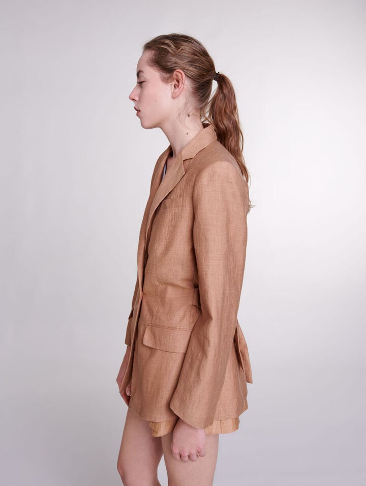 Veste de tailleur en lin