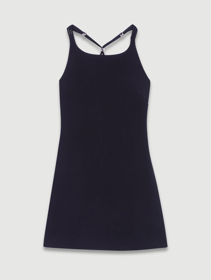 Robe courte à liens