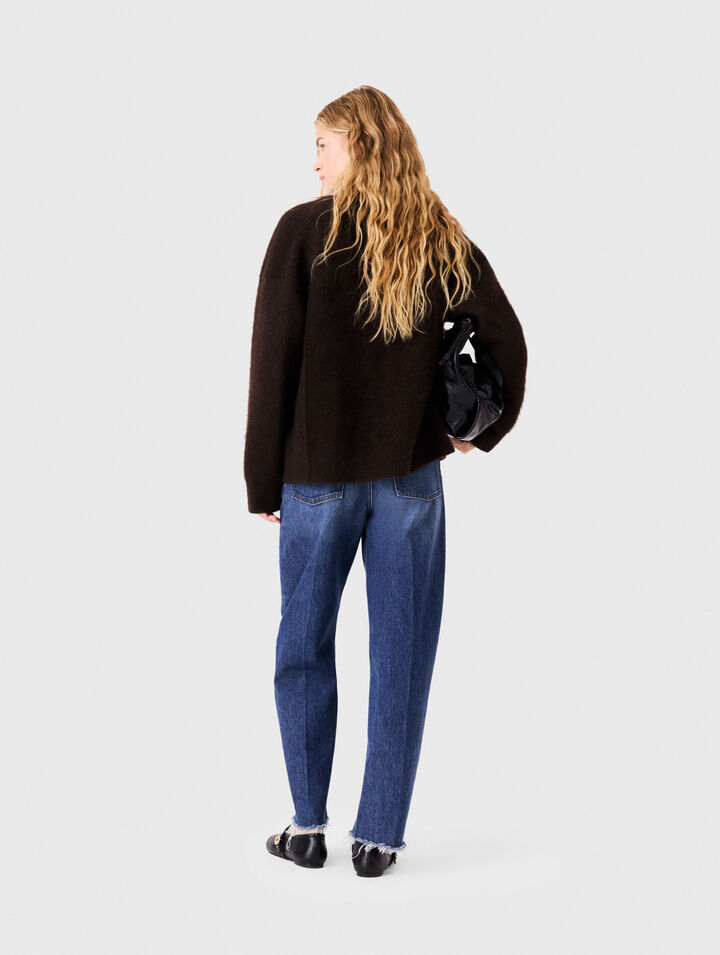 Cardigan long en yak