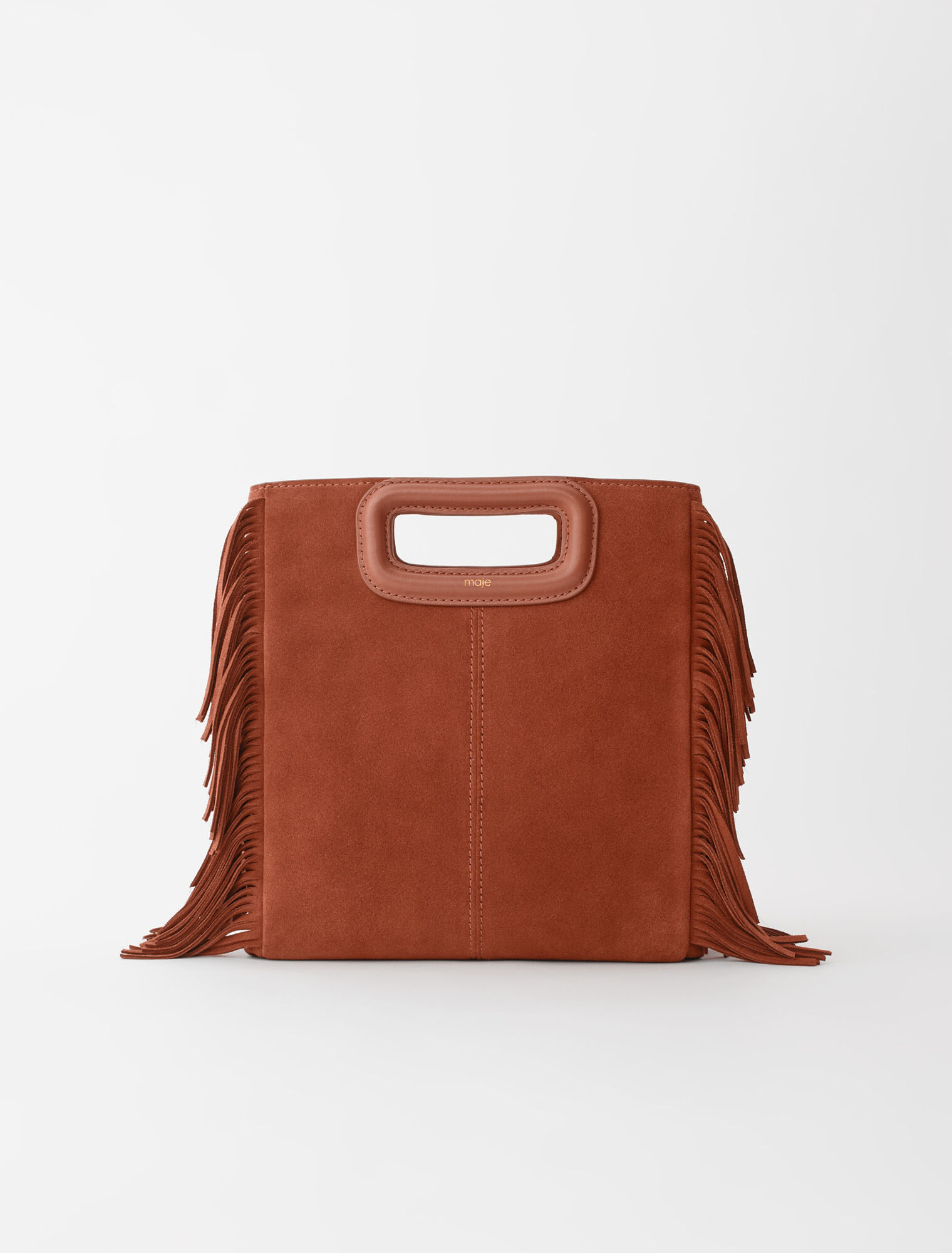 M bag in suede leather