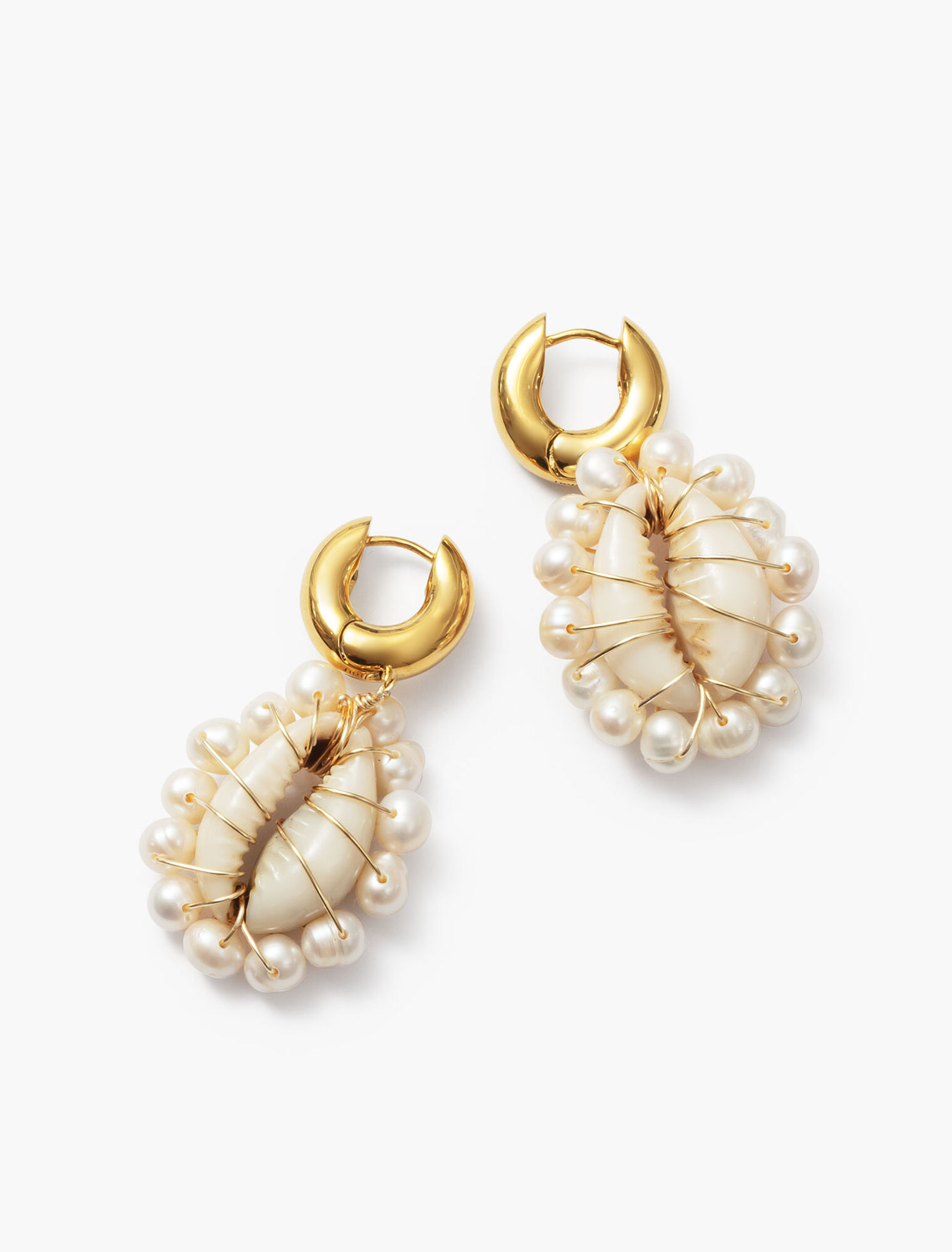 Maje x éliou hoop earrings