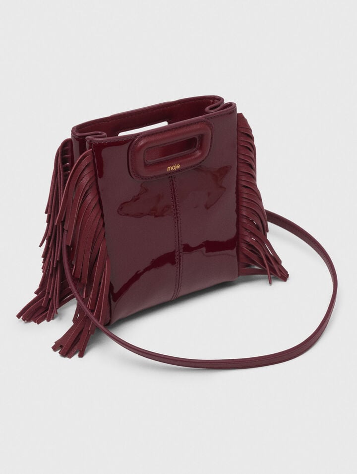 Sac M Mini en cuir verni