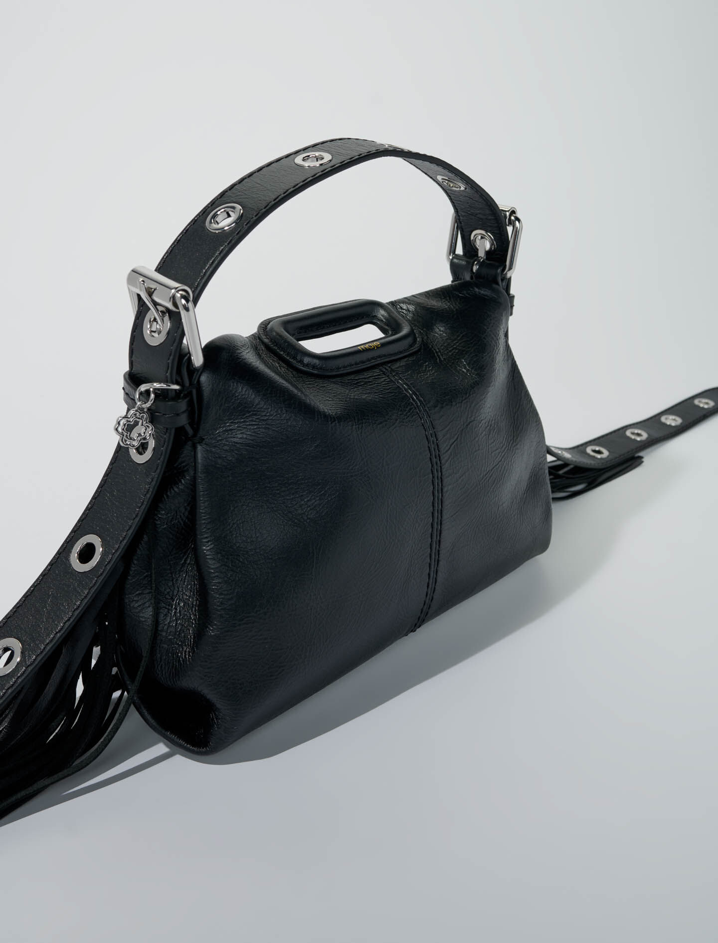 Sac Miss M mini en cuir craquele