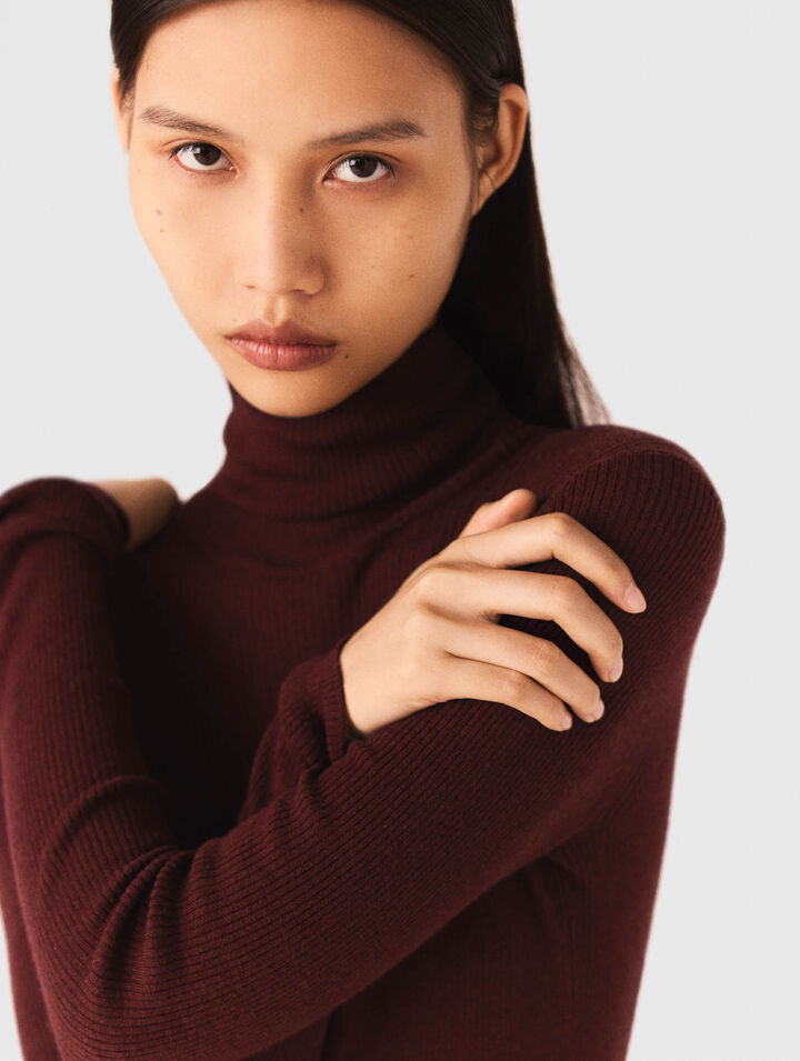 Cardigan à col polo ouvert