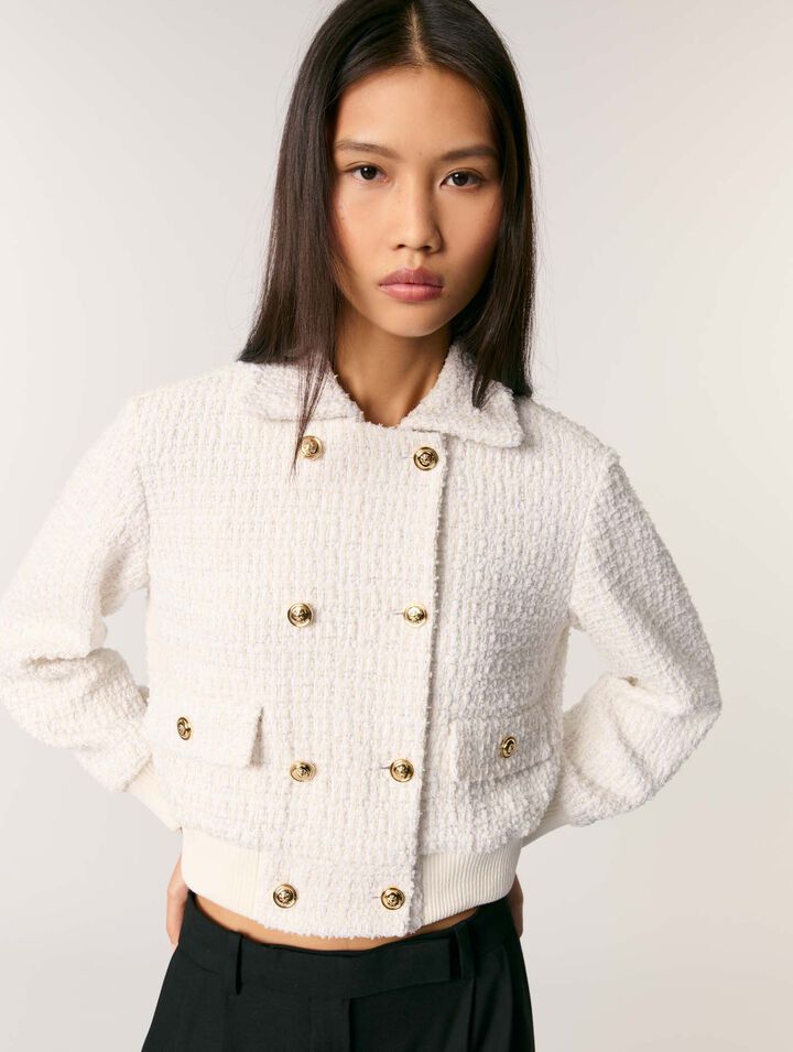 Short tweed jacket