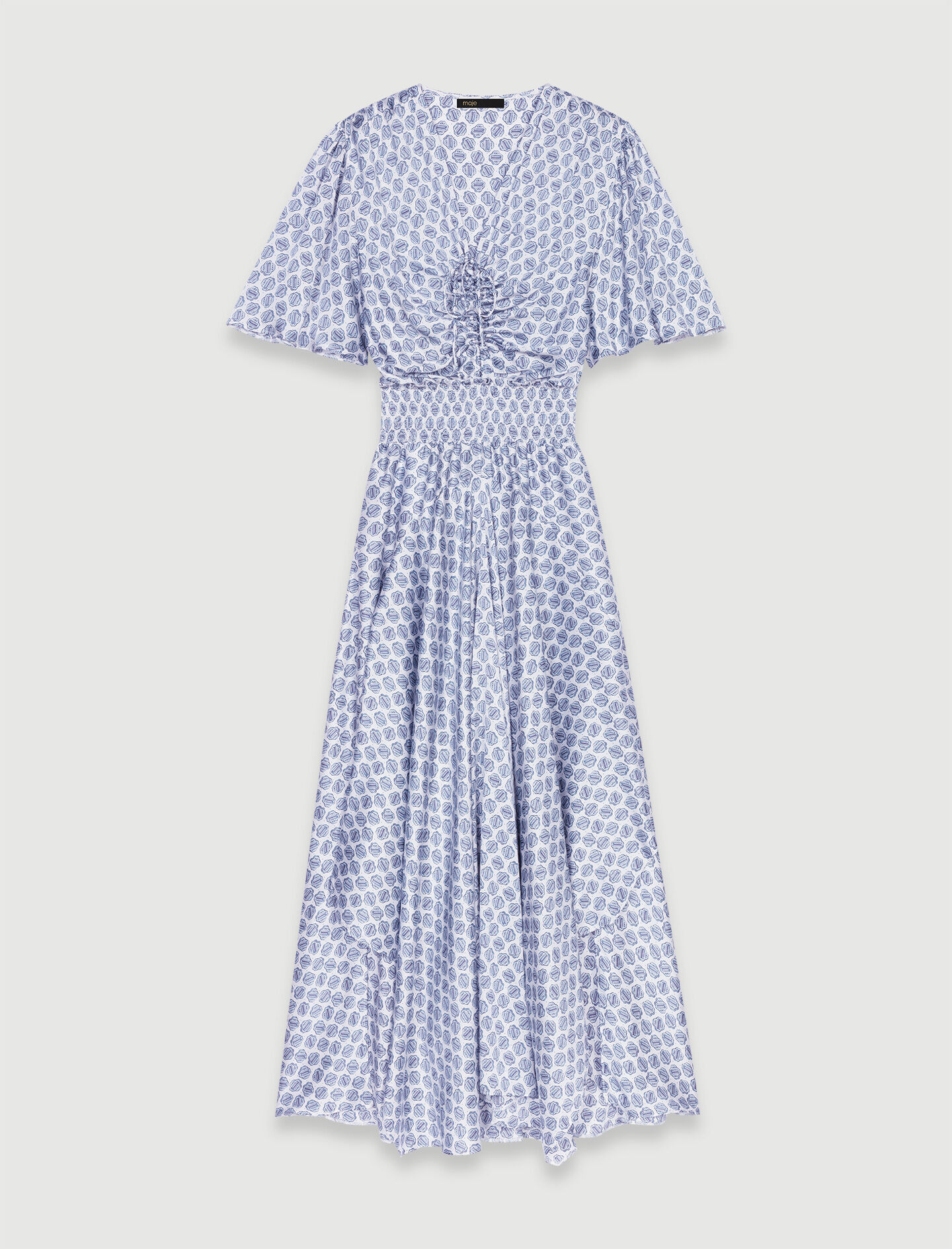 majeページ Striped rhinestone shirt White For Women | Maje