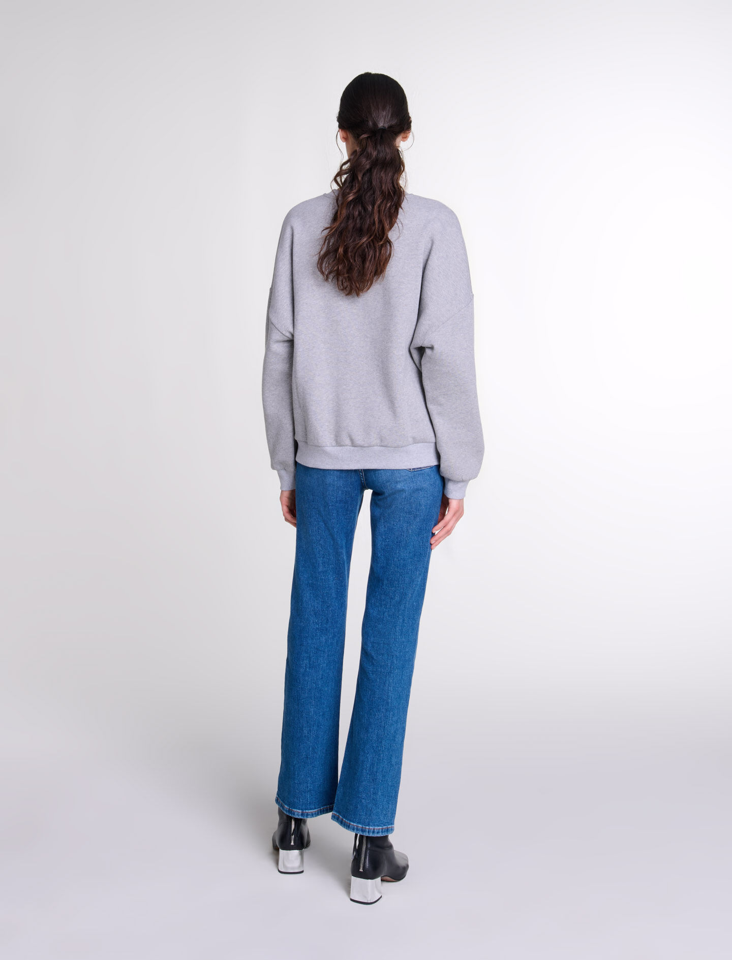MAJE 売れ筋商品|||マージュ パーカー・スウェットシャツ アウター レディース Sweatshirts Grey mkl0118-1.jpg