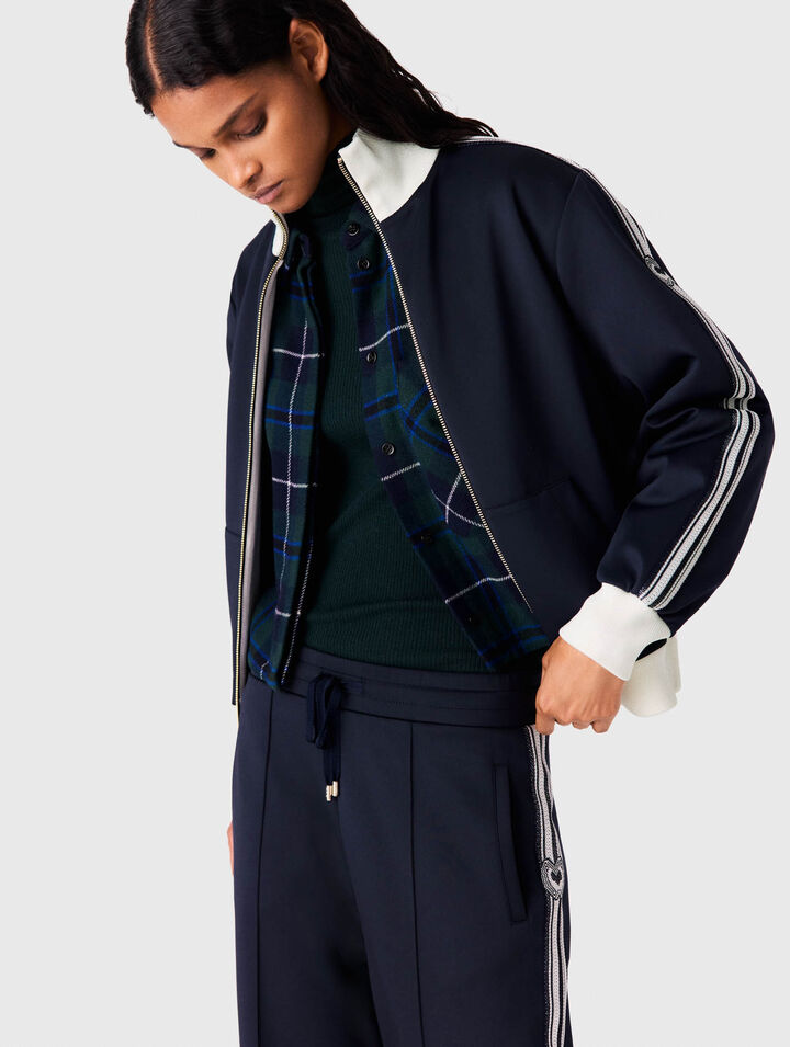 Zip-up sweatshirt