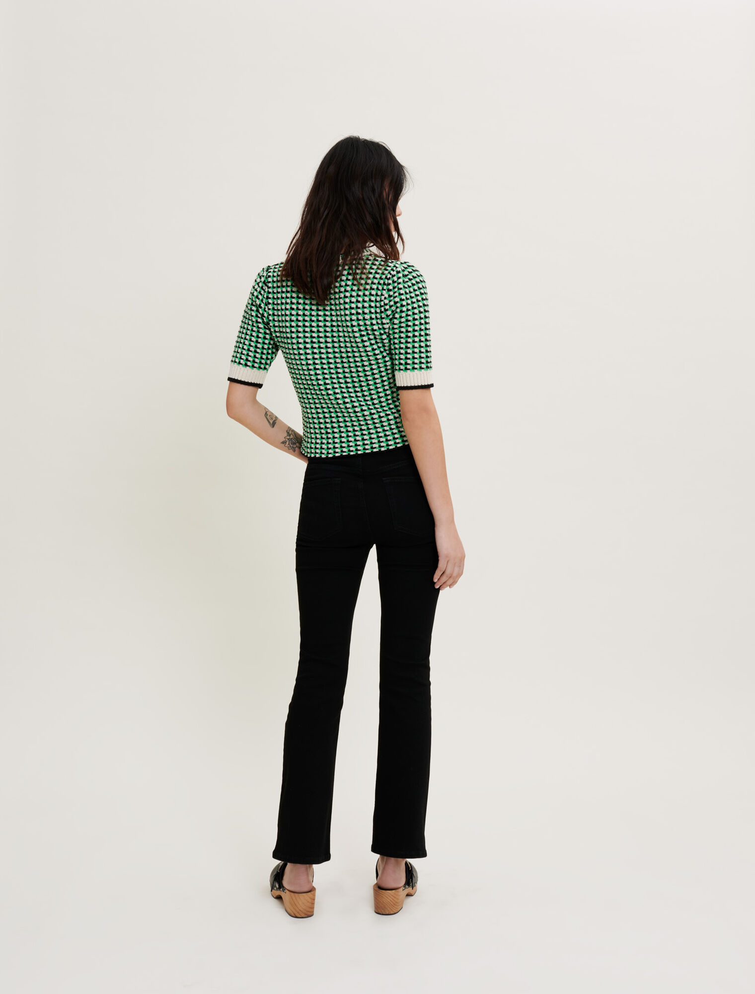 Decorative knit jumper