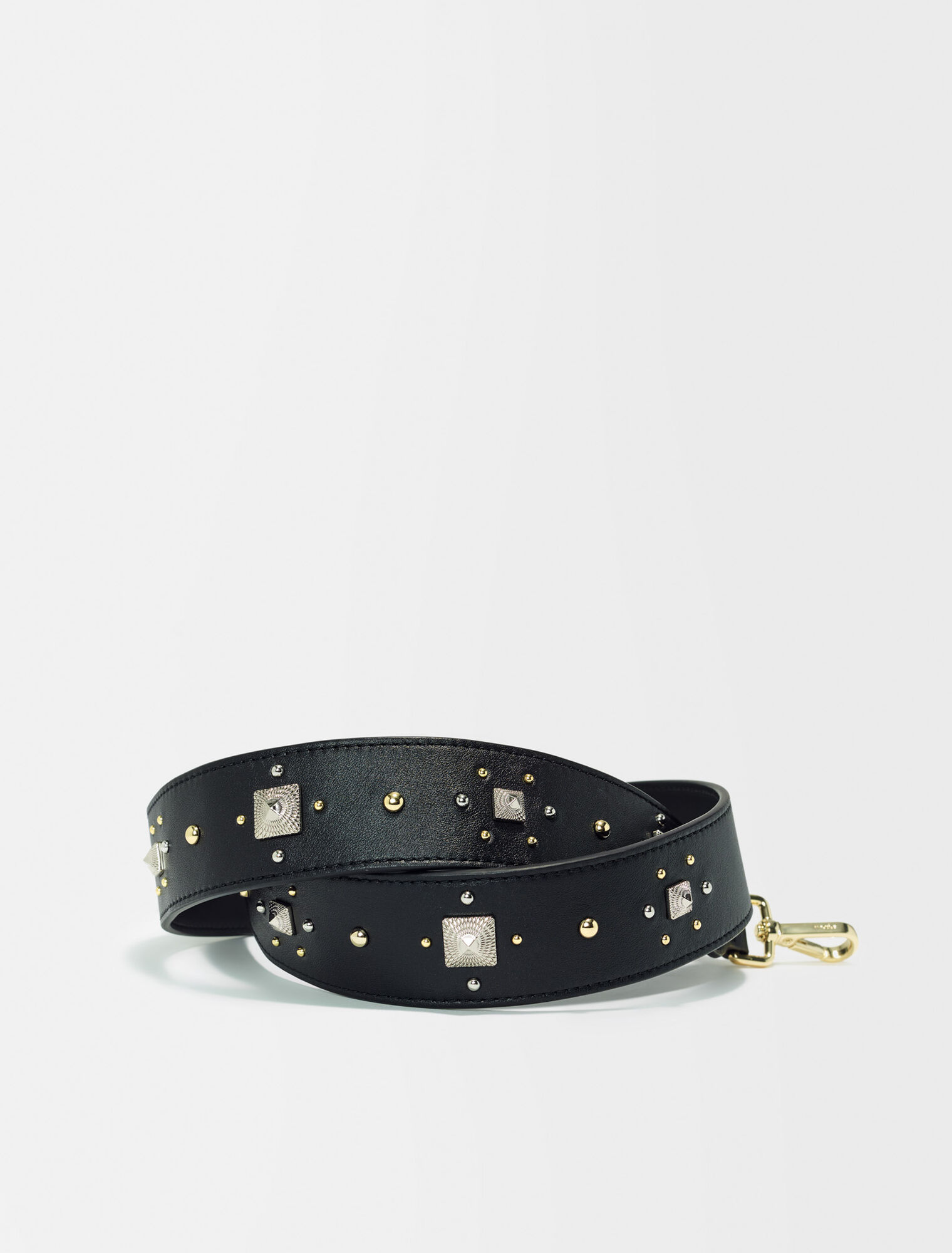 Bandoulière en cuir à studs