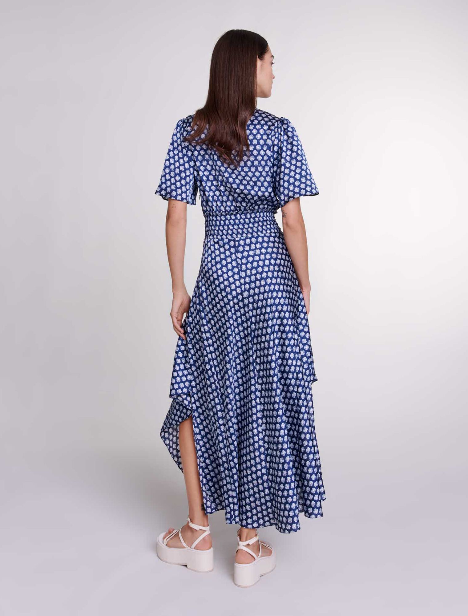 Robe longue imprimée