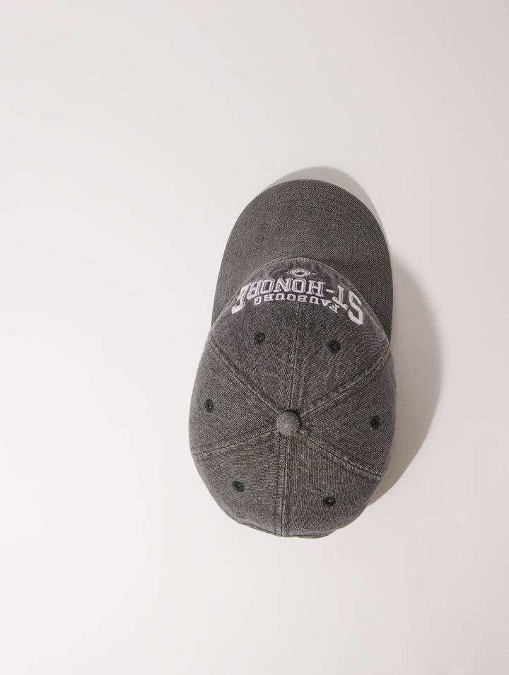 Casquette en denim Saint Honoré