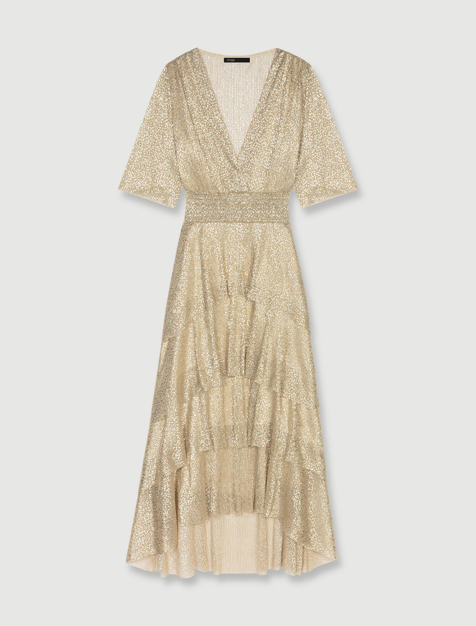 Robe scintillante à volants