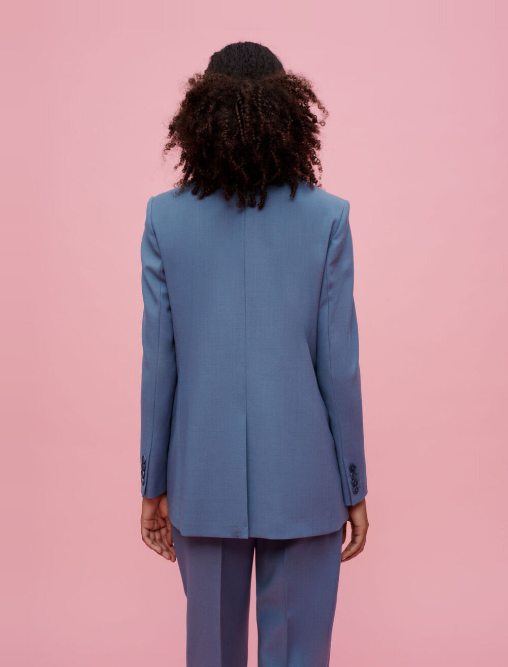 Veste tailleur a double boutonnage