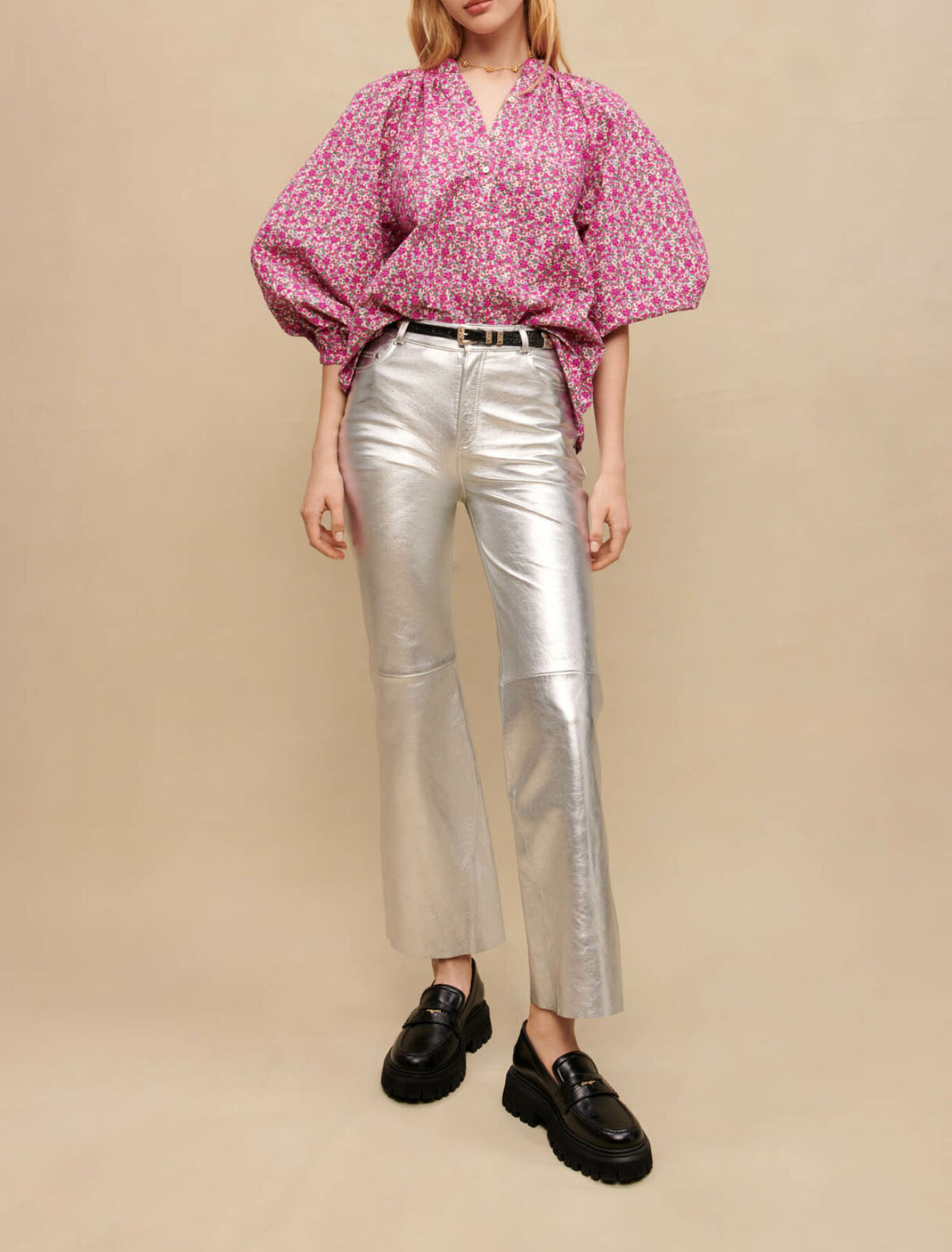 Floral printed blouse