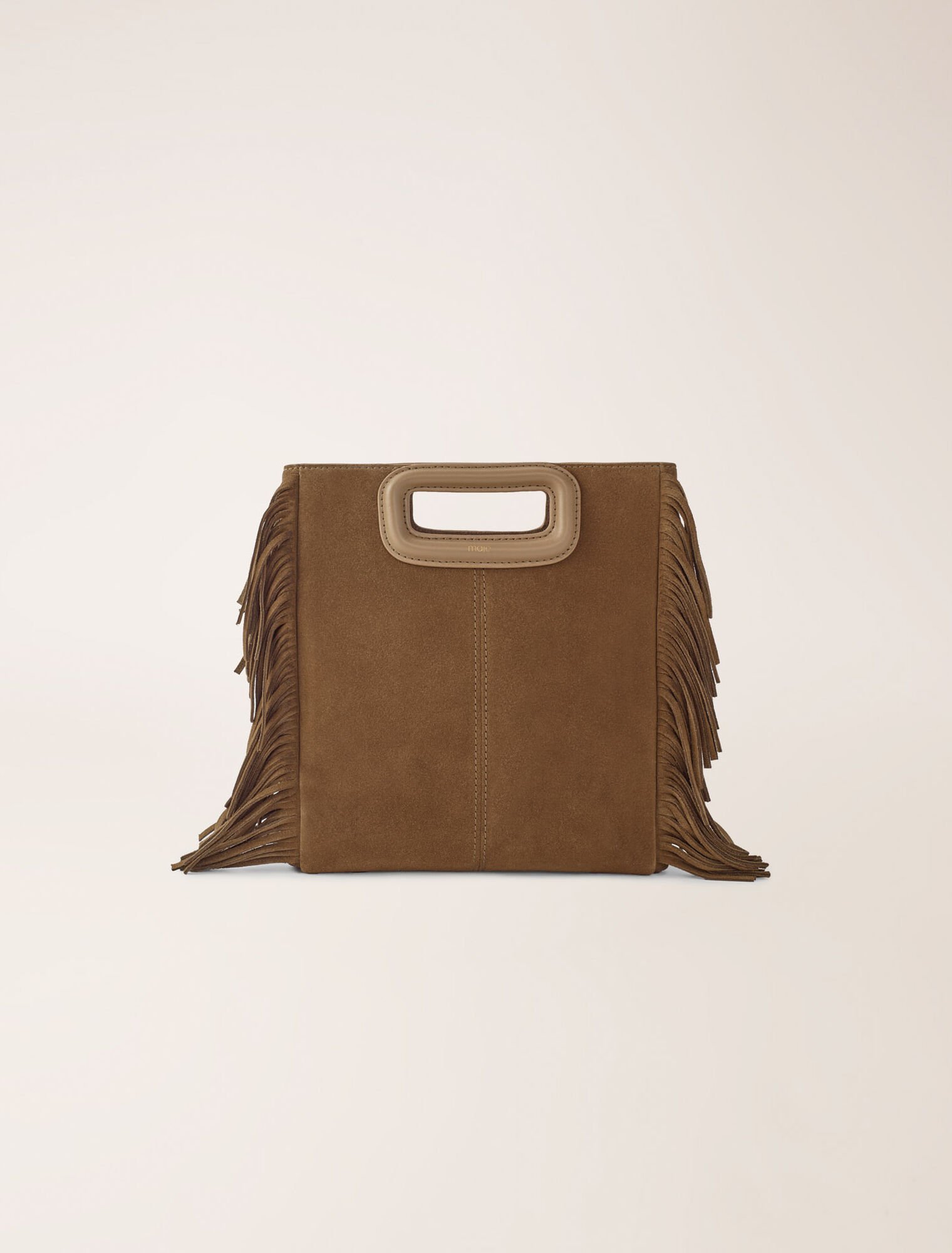 M bag in suede leather