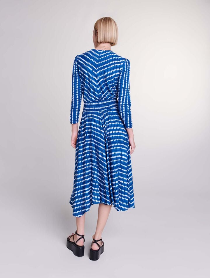 Robe longue asymétrique