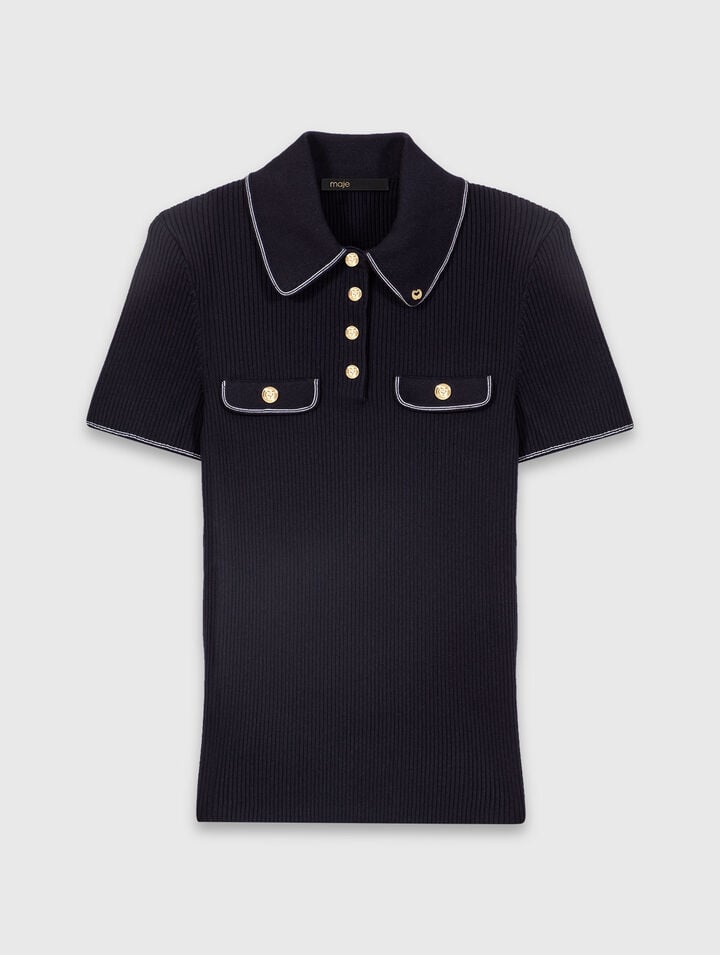 Short-sleeve polo shirt