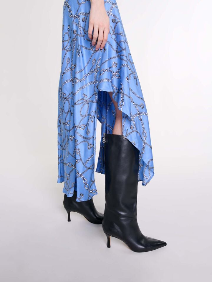 Robe longue imprimée