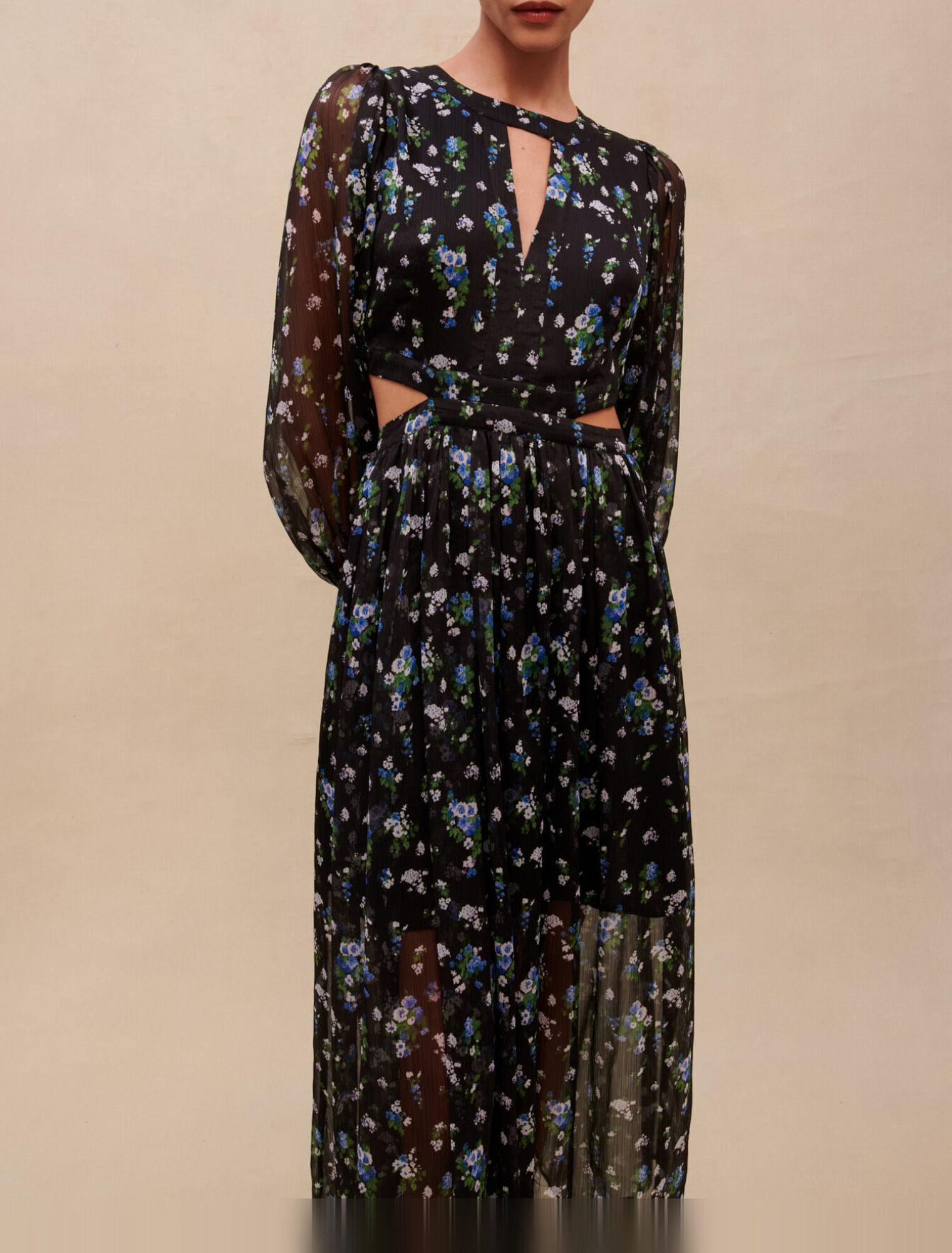 Long cut-out dress