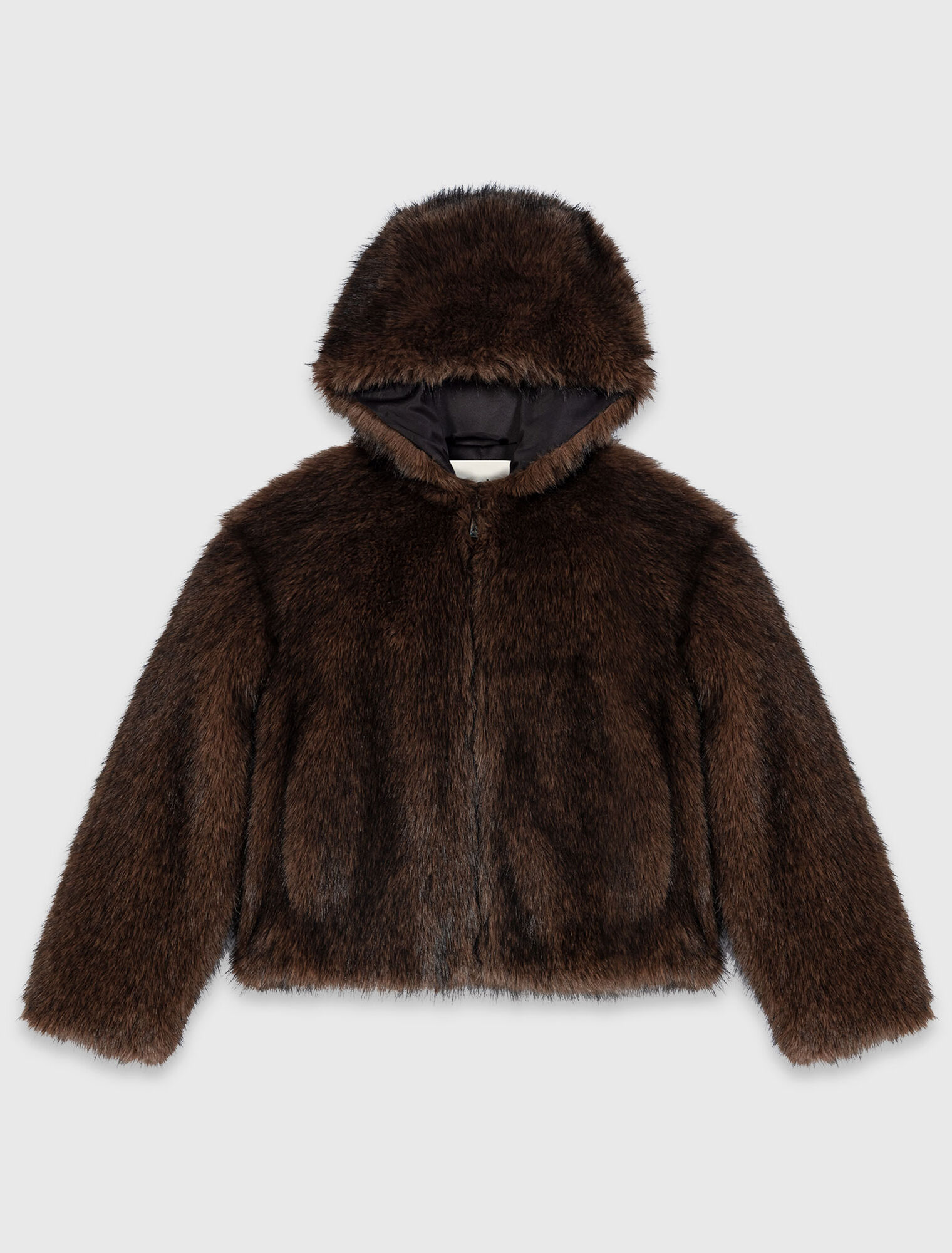 Blouson oversize en fausse fourrure