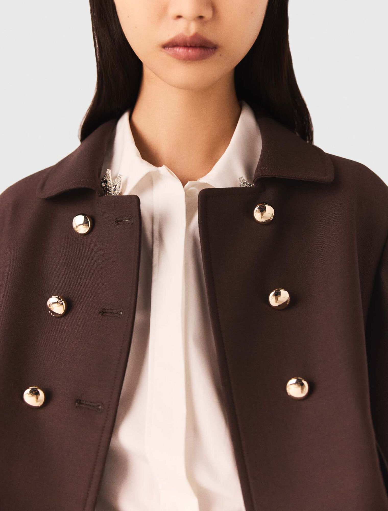 Veste courte à double boutonnage