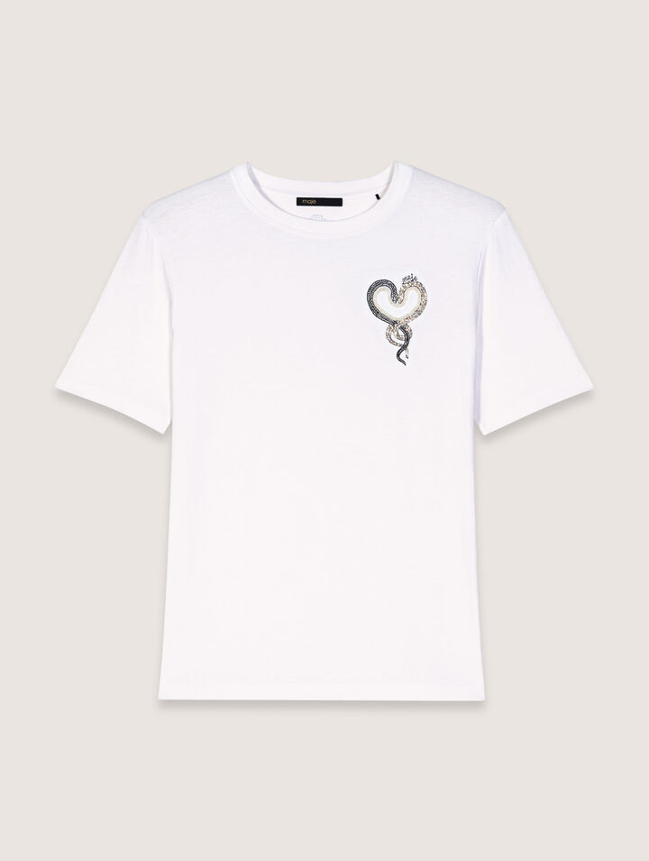 Tee-shirt brodé