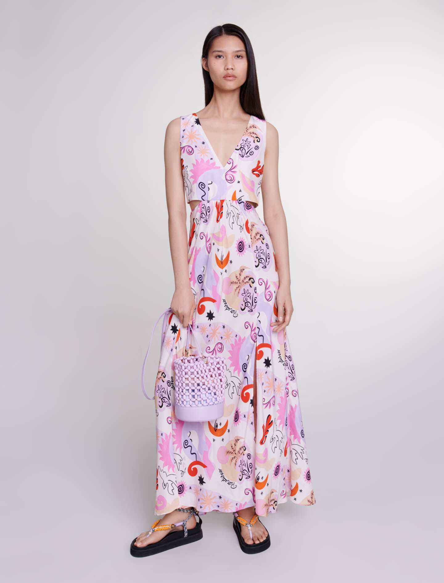Robe rose maje 2025