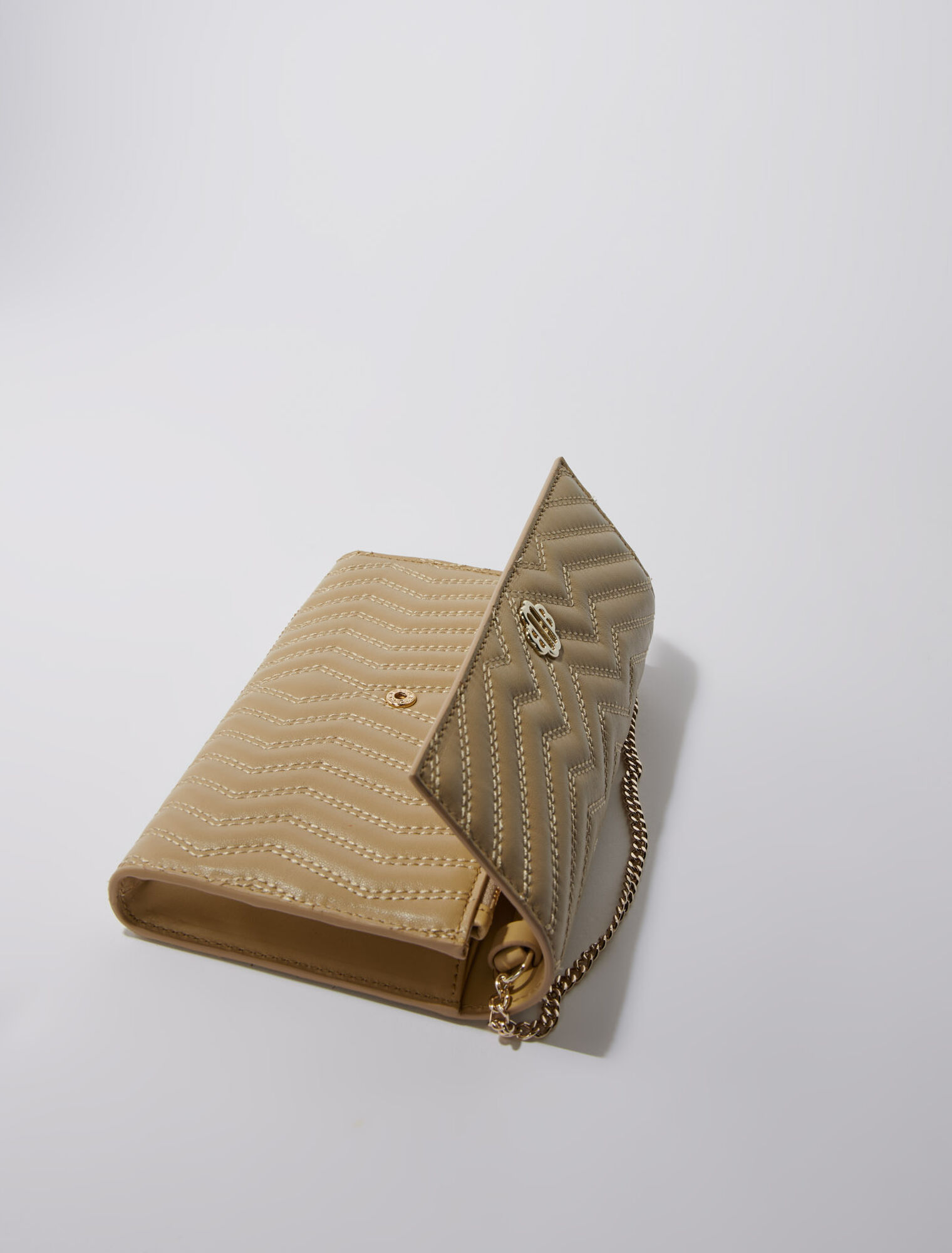Portefeuille à chaîne en cuir