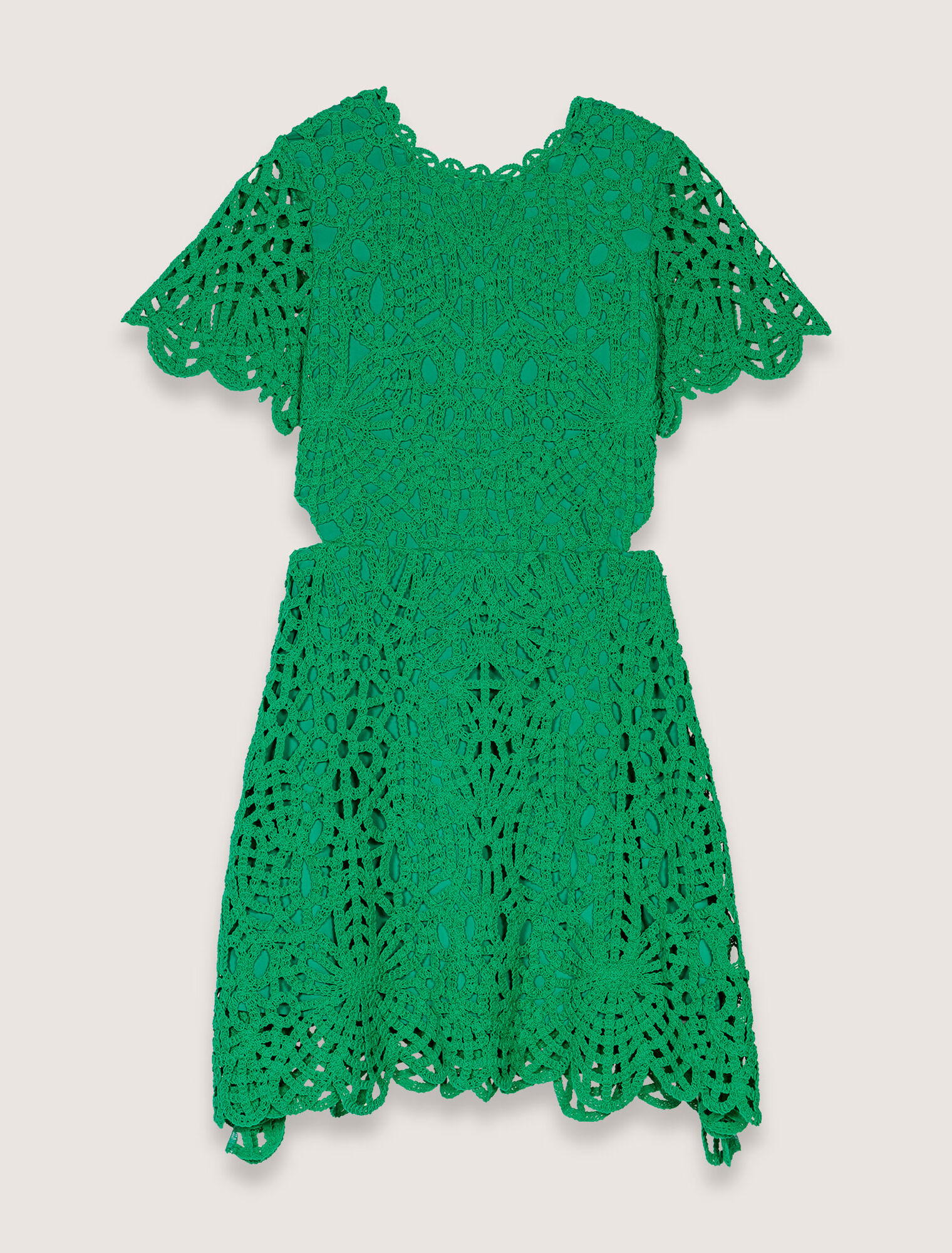 Short crochet dress