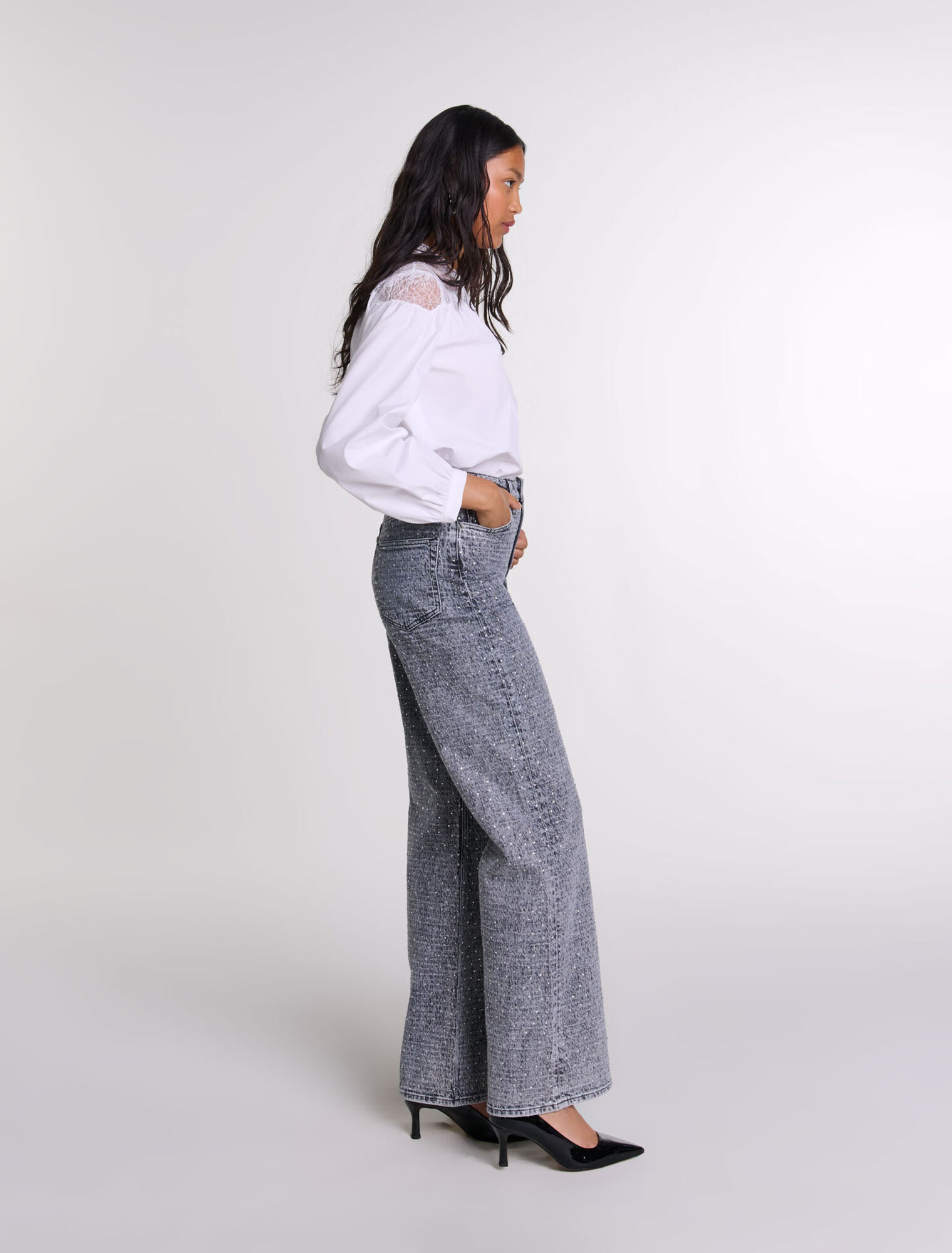 Rhinestone jeans