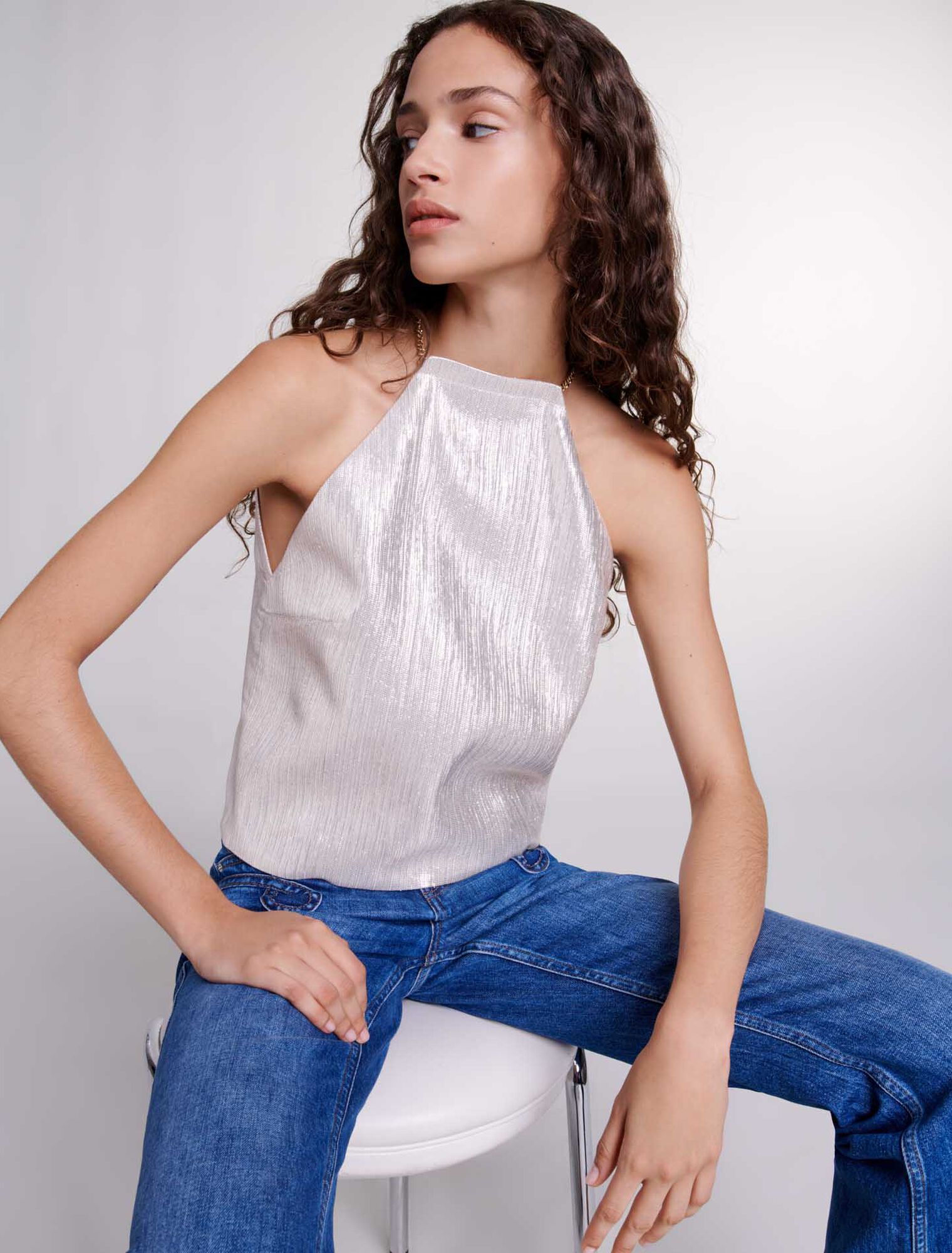 Metallic top