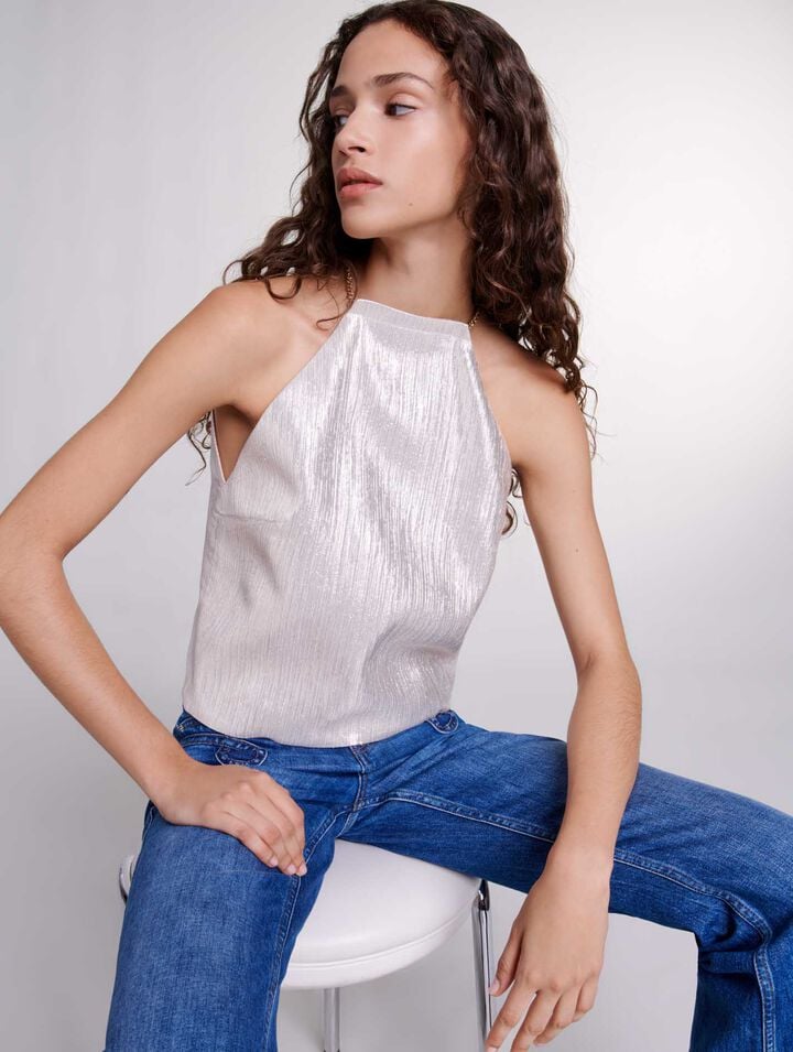 Metallic top