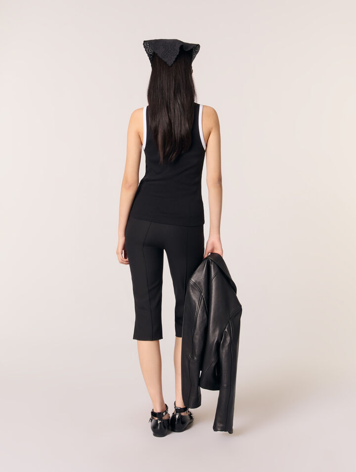 Ribbed vest tank top