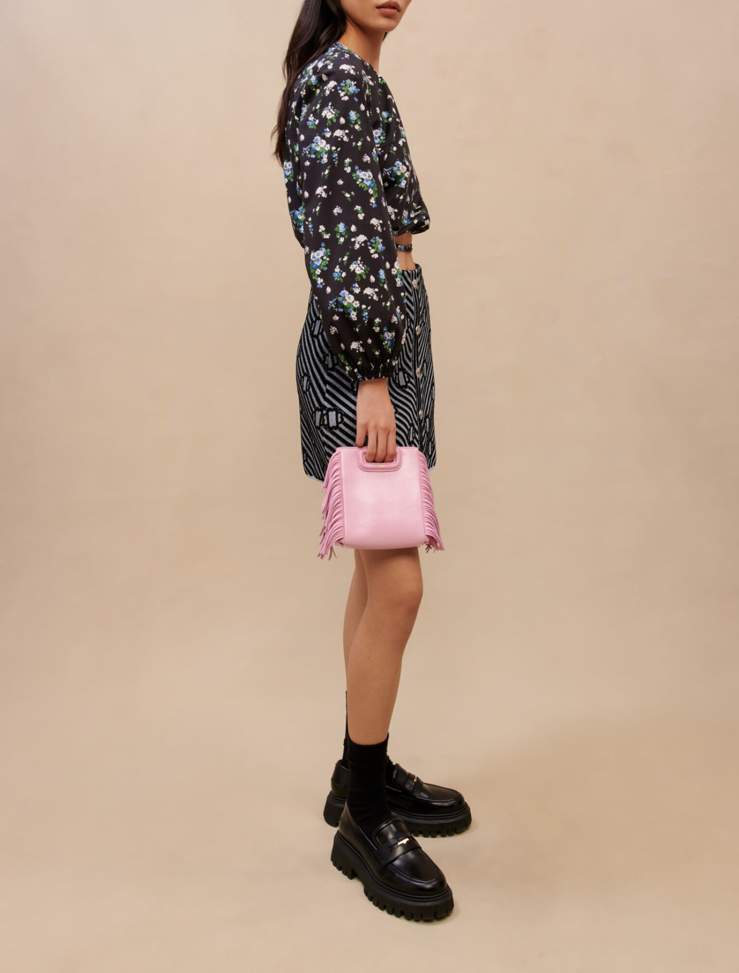 Jupe en jacquard imprimé