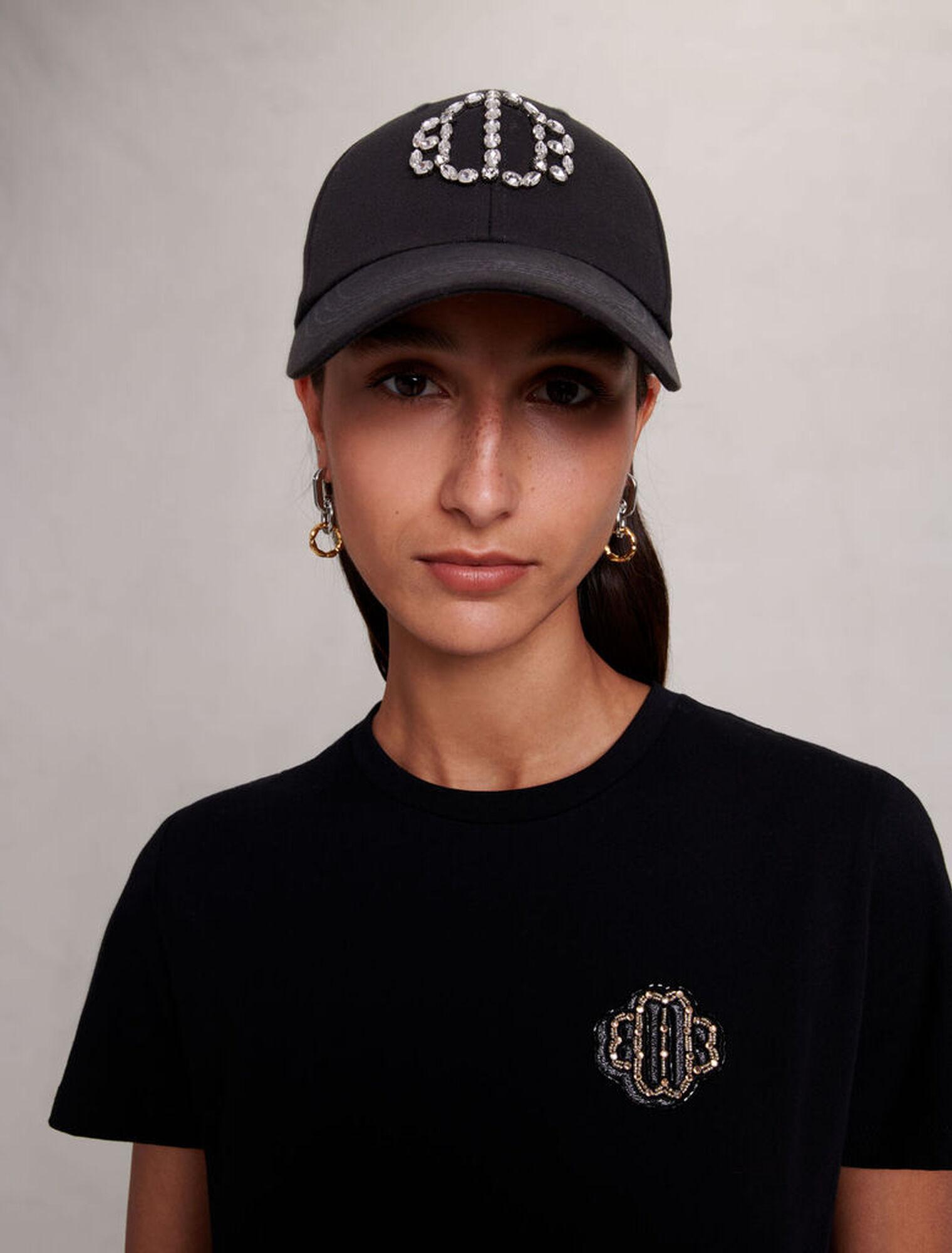 Casquette Clover strass