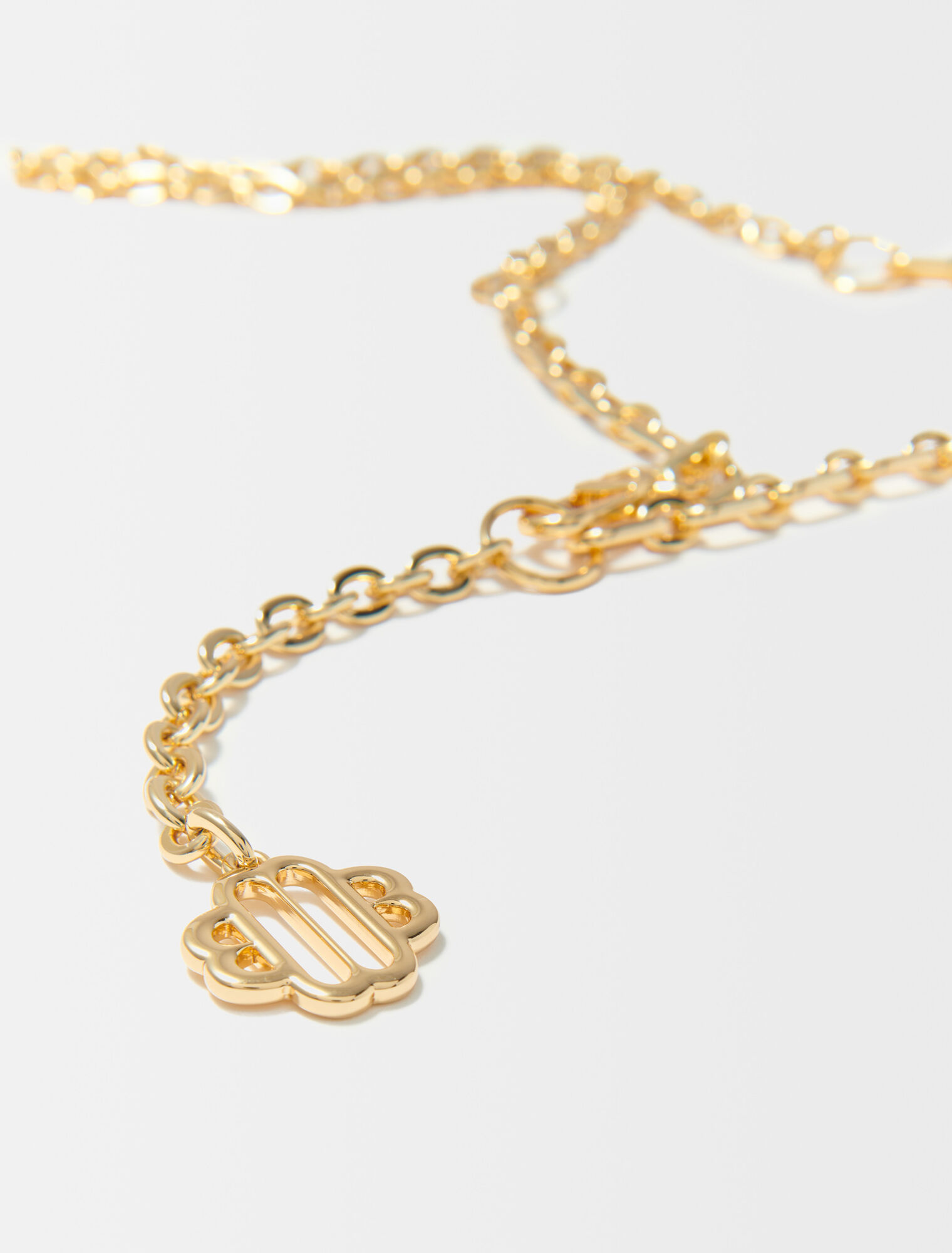 Clover logo chain belt