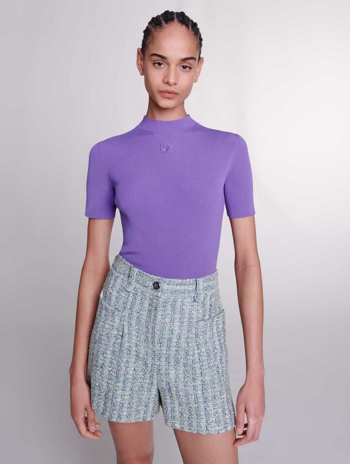 Short en tweed