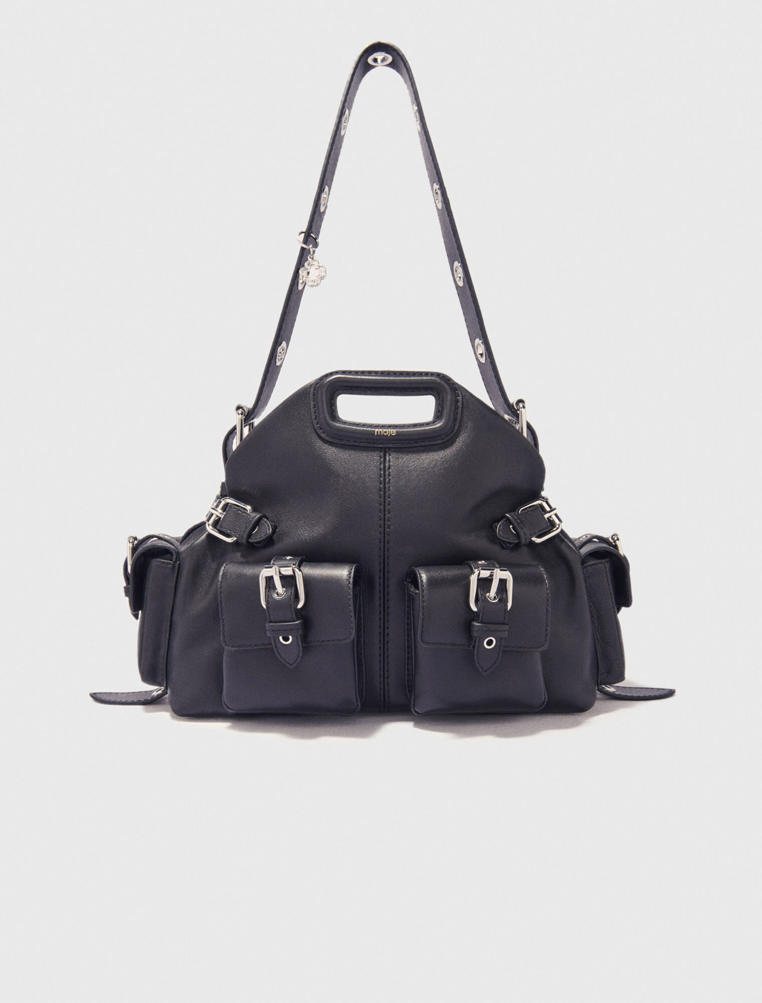 Miss M cargo bag in leather