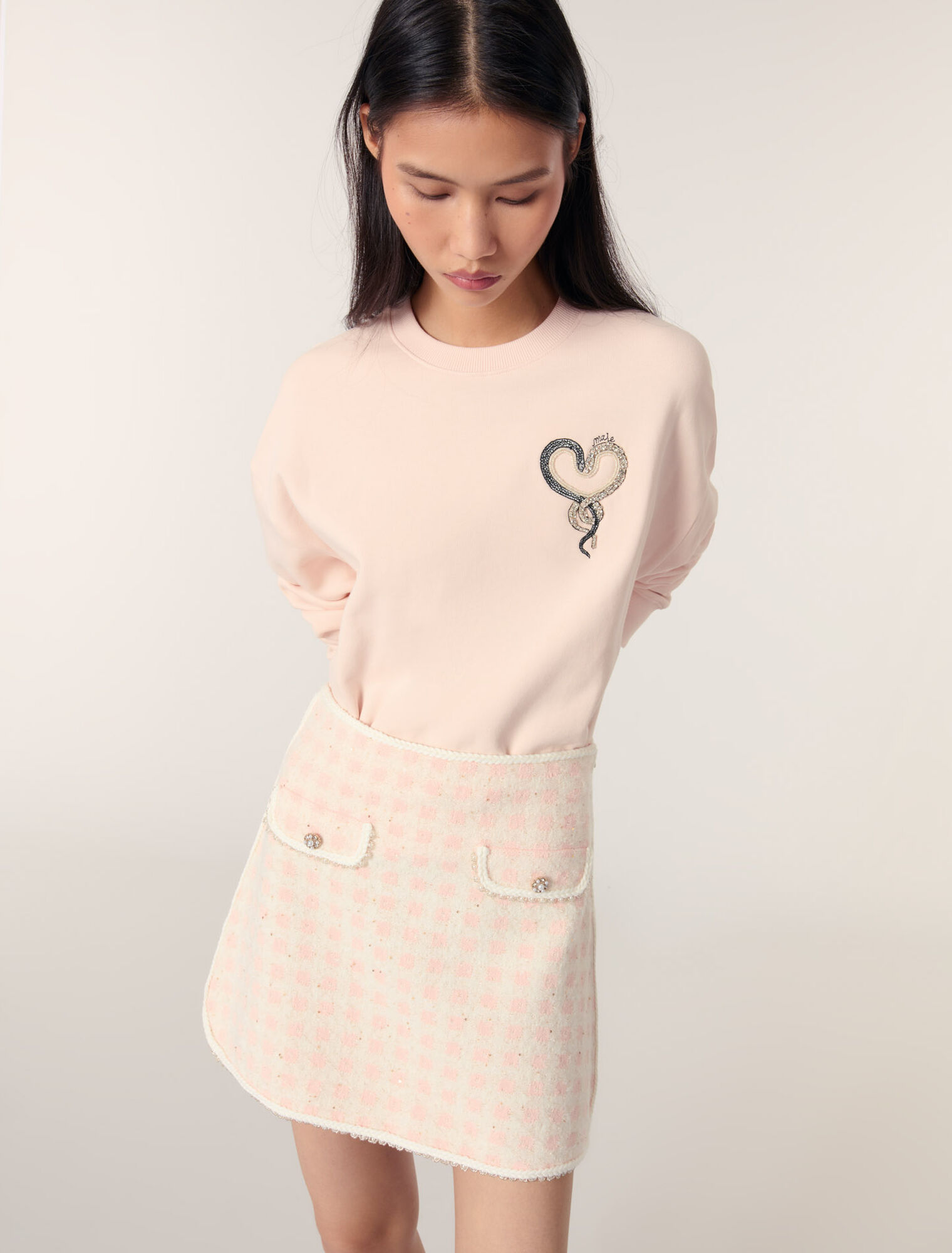 Embroidered sweater