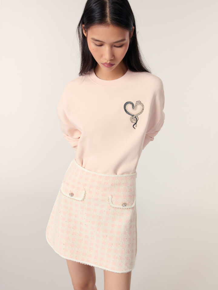 Sweatshirt brodé