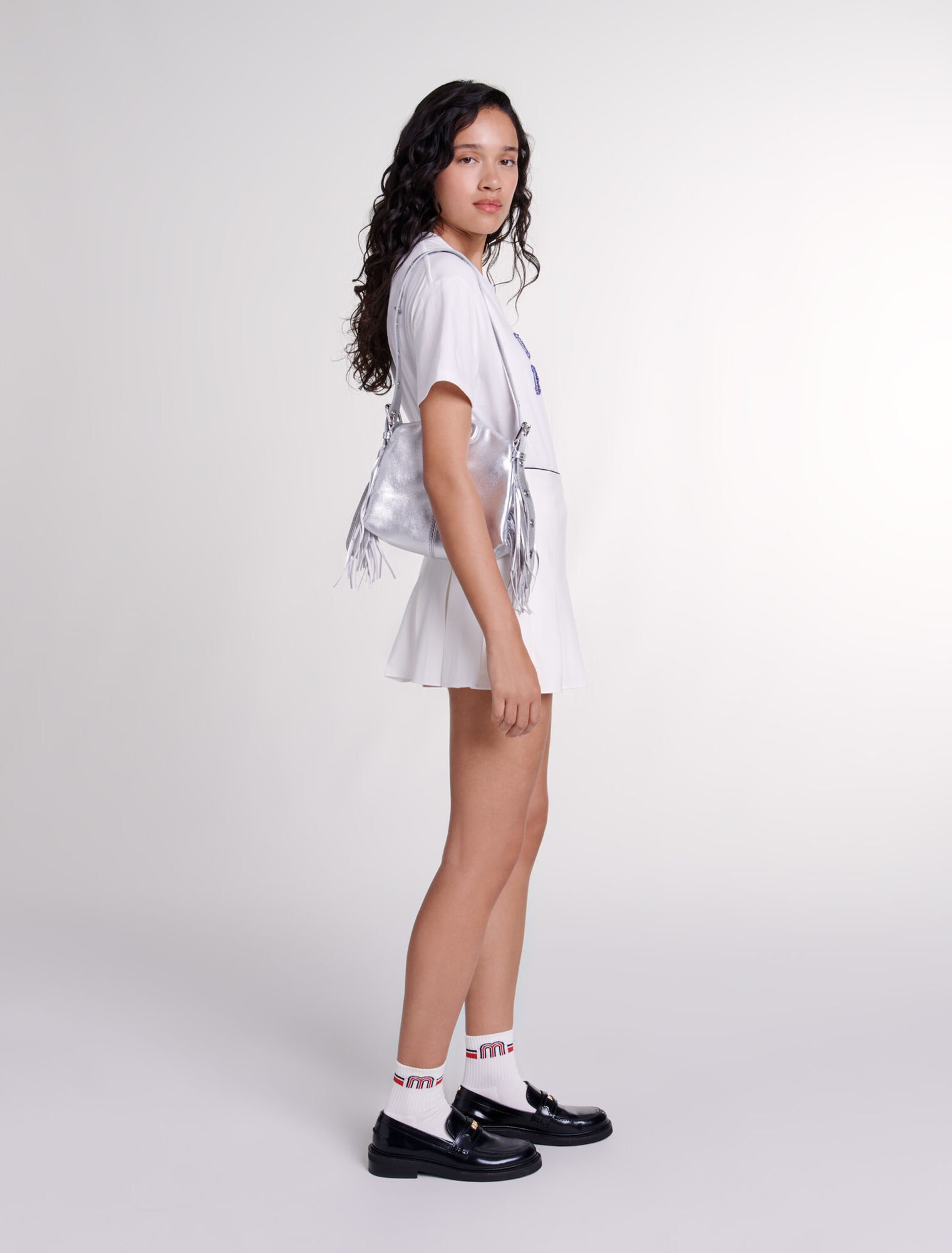 Short pleated skort
