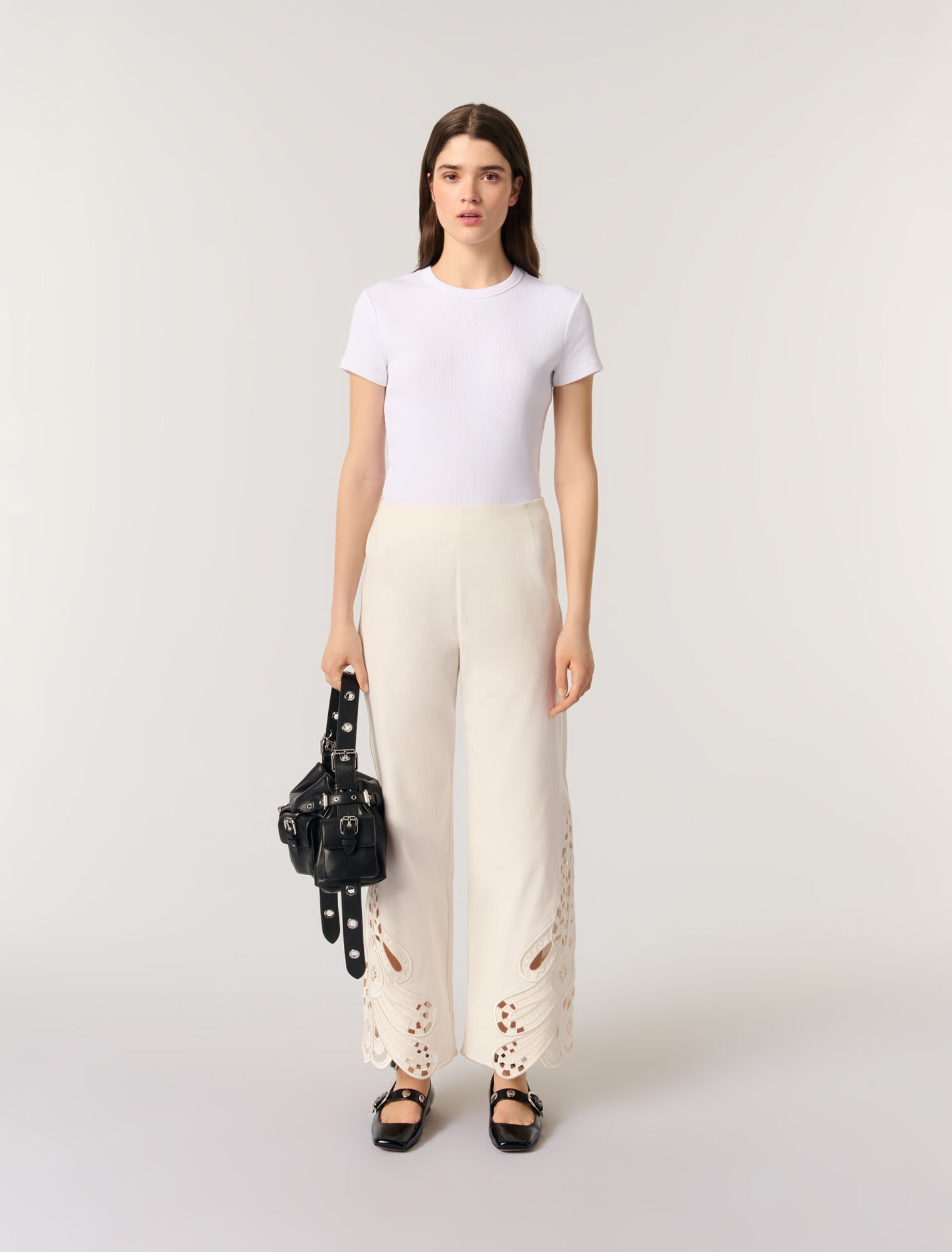 Embroidered trousers
