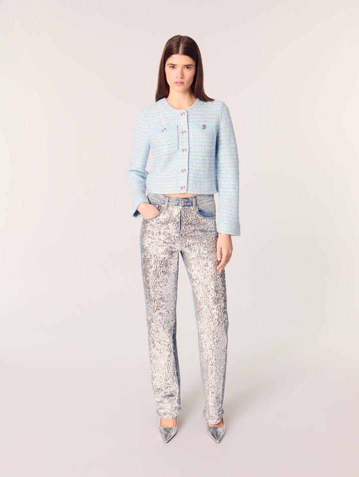 Cardigan à sequins