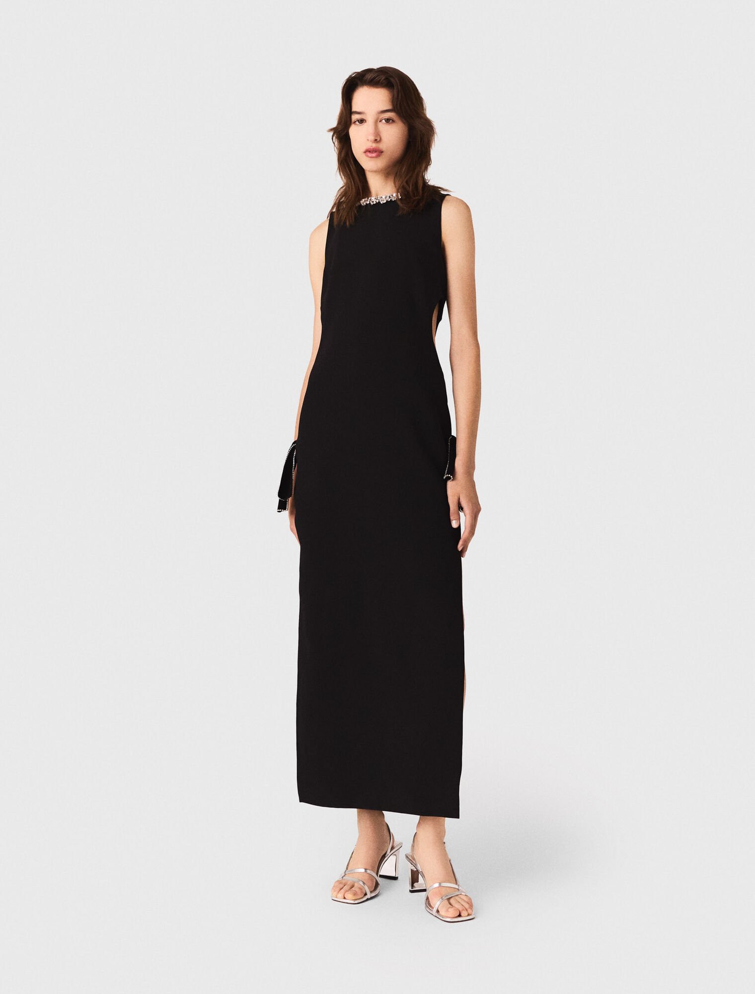 Jewel-collar maxi dress Jewel-collar maxi dress