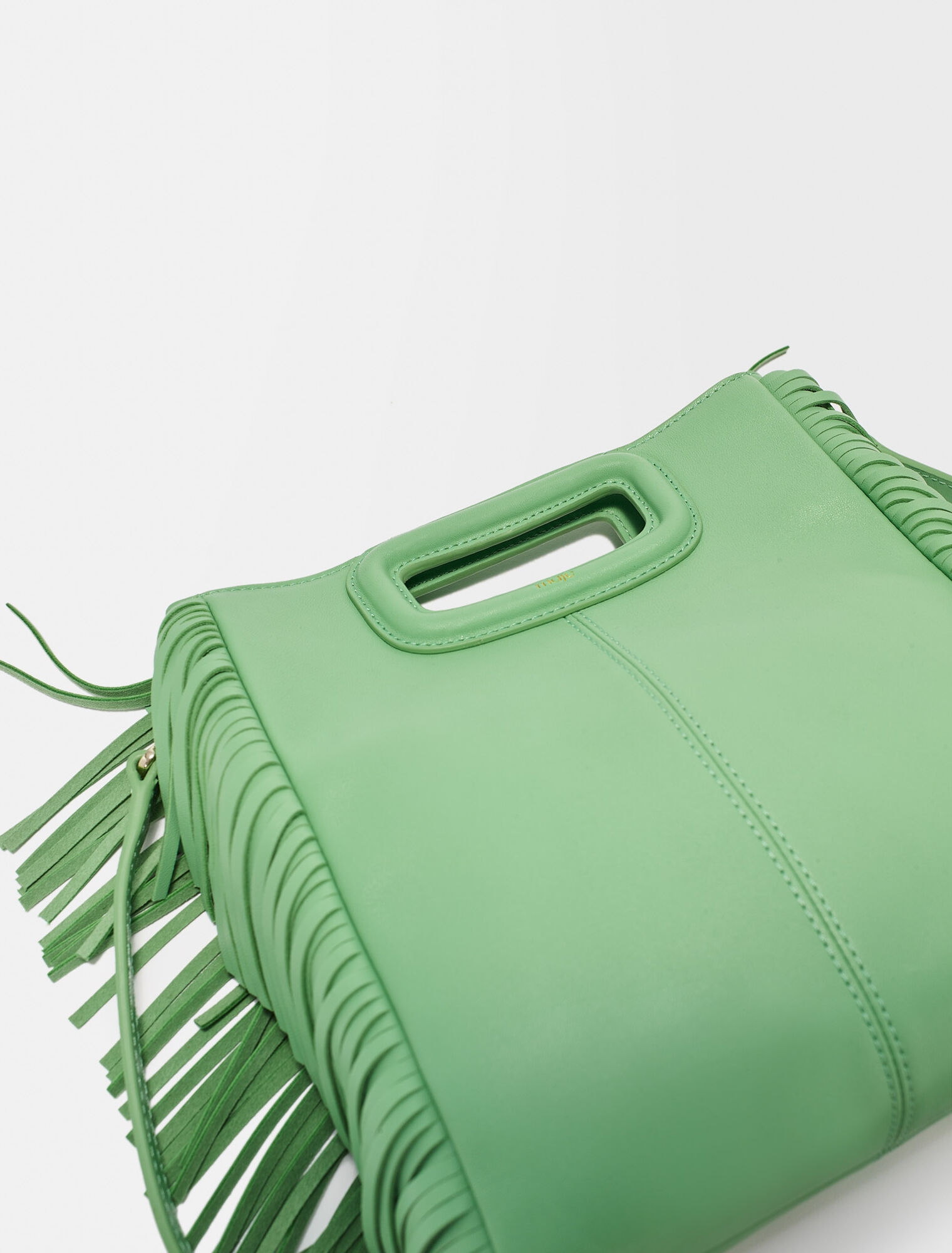 Sac M en cuir à franges