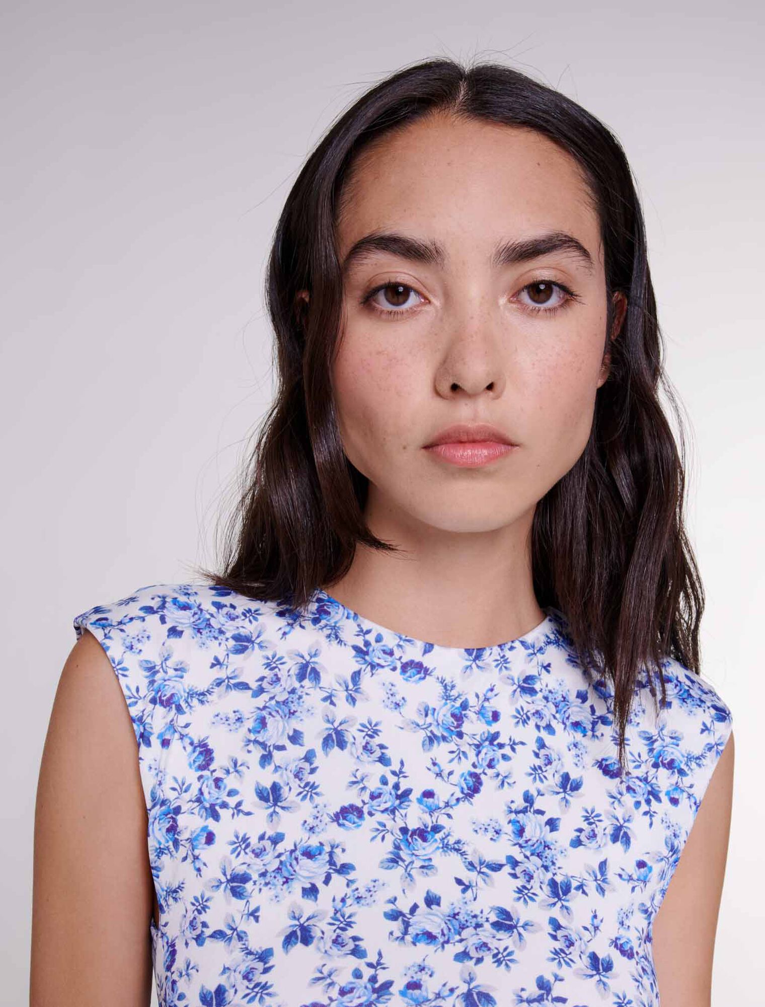 Robe longue imprimée