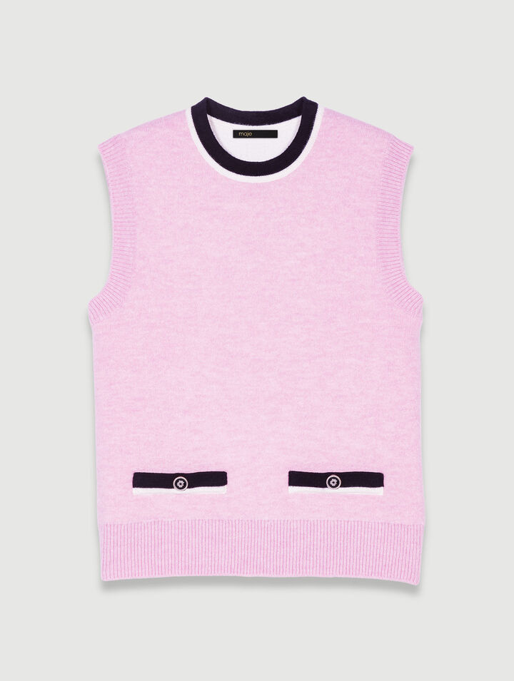 Pull sans manches
