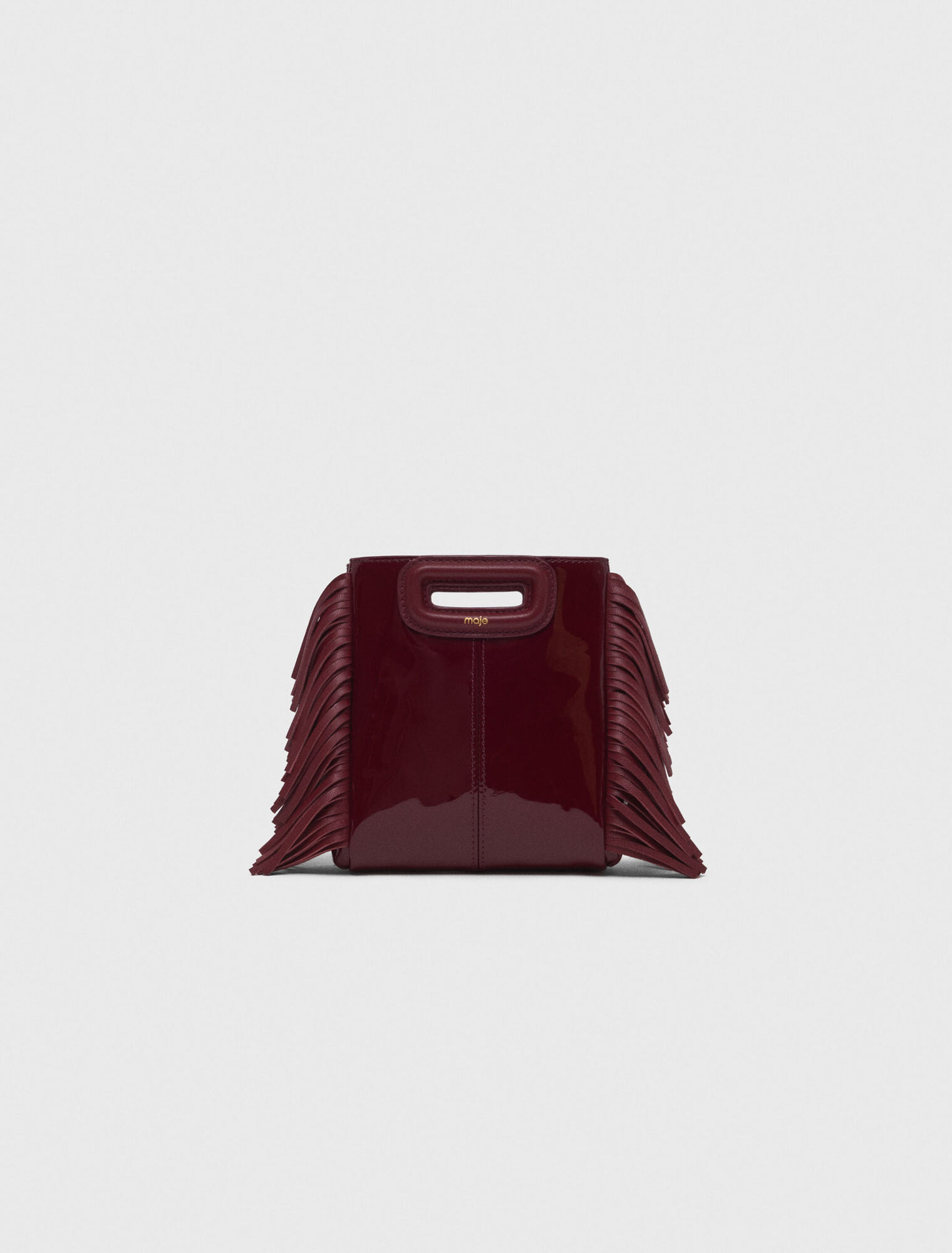 Sac M Mini en cuir verni